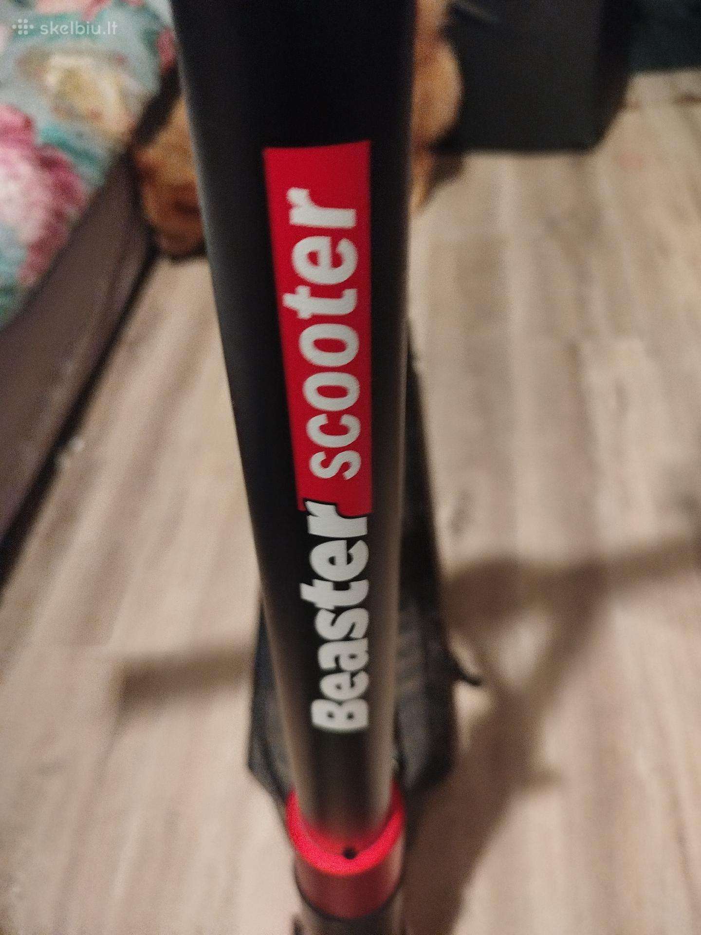 Beaster scooter 40km/h apie 30km atstumas