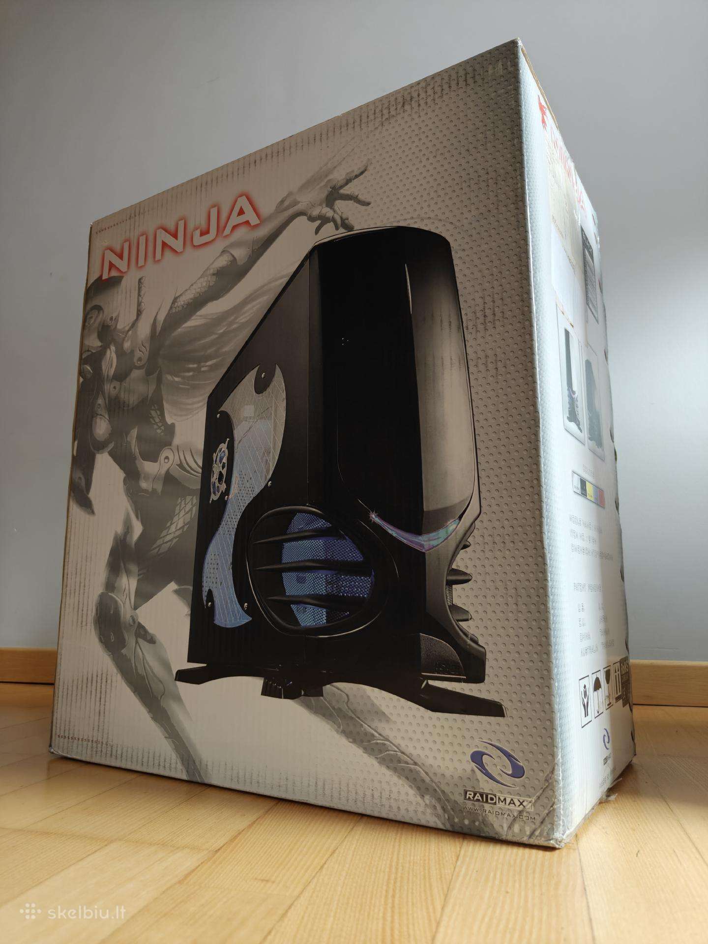 Raidmax Ninja Atx-918wbp Black Secc Steel Atx Mid