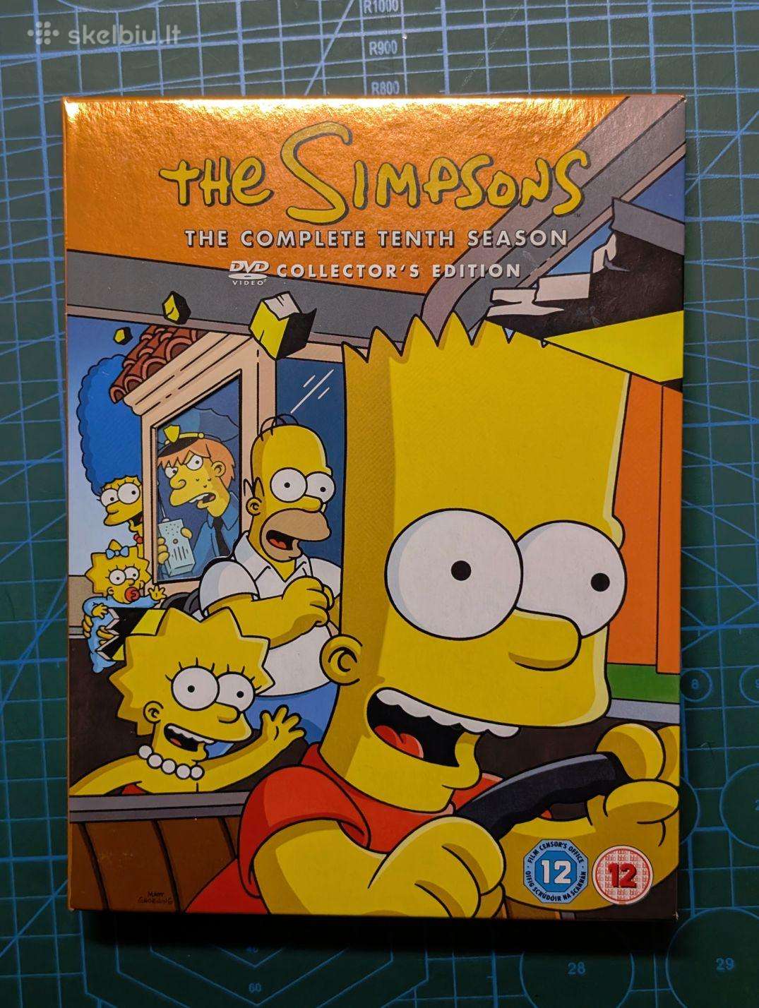 Simpsons Dvd Collectors Edition 10 sezonas