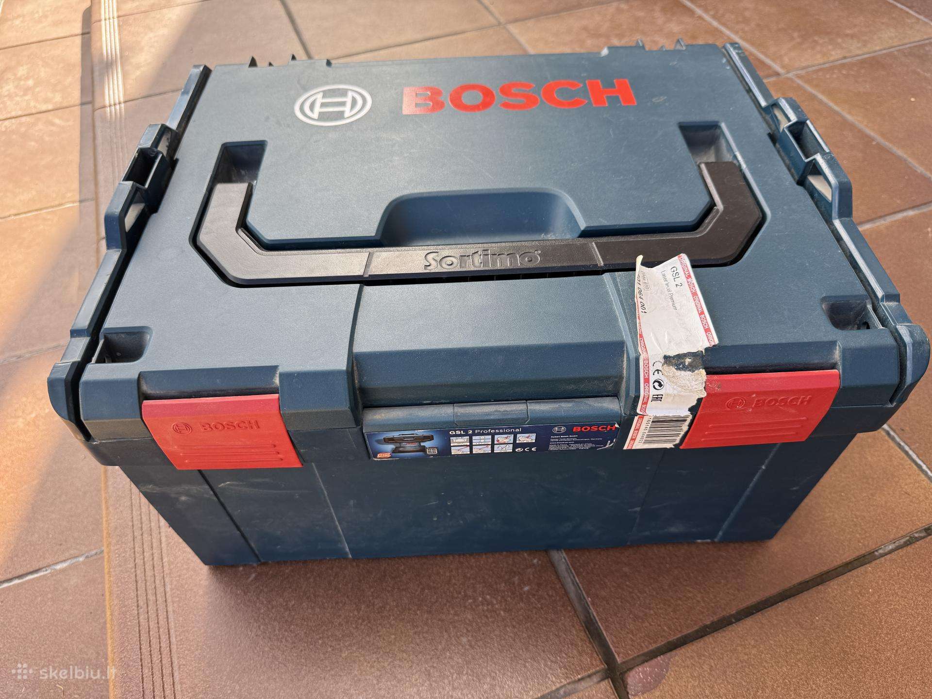 Bosch Gsl2 Professional grindų paviršiaus lazeris