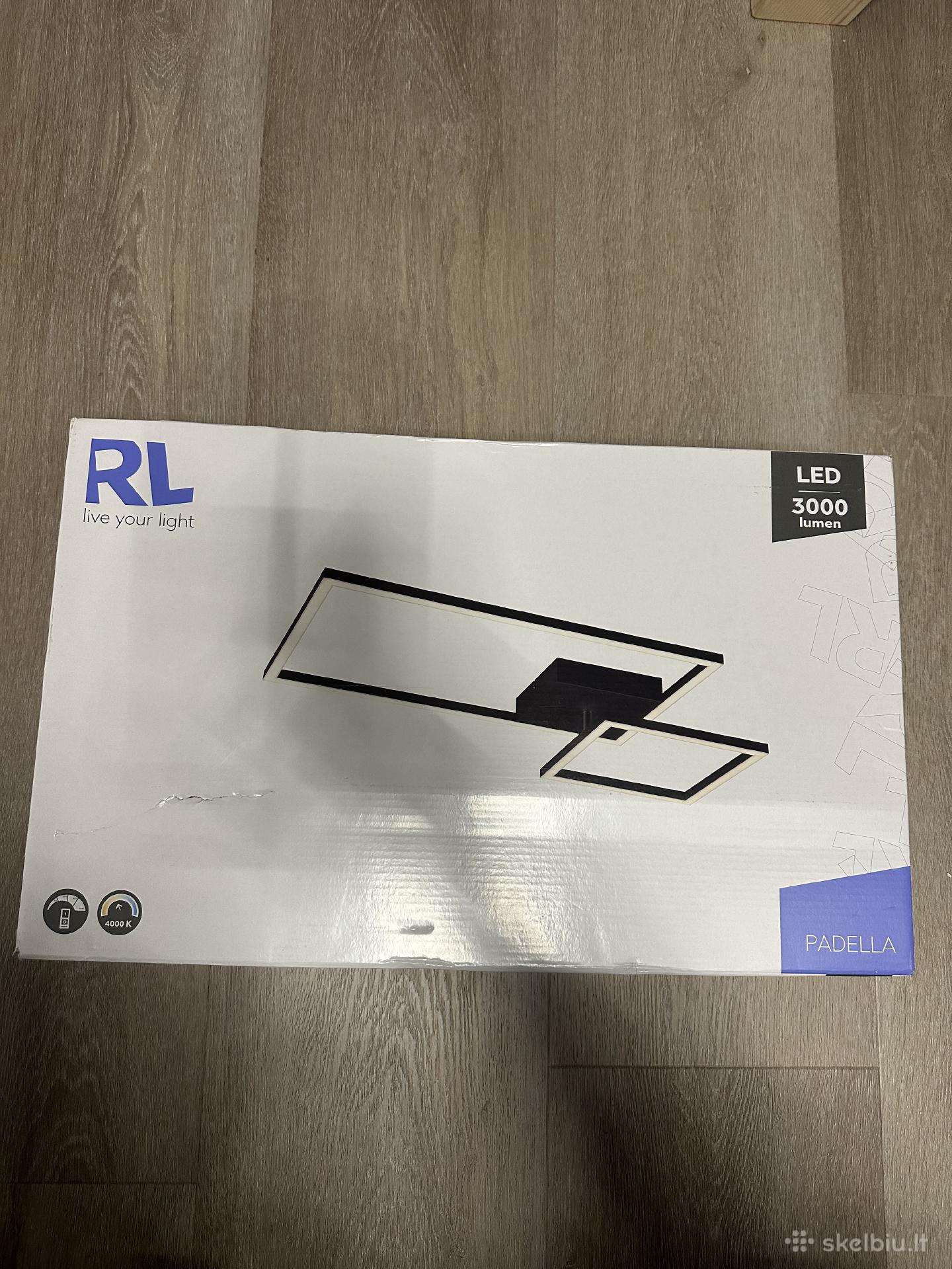 LED lempa svetainės prieškambario