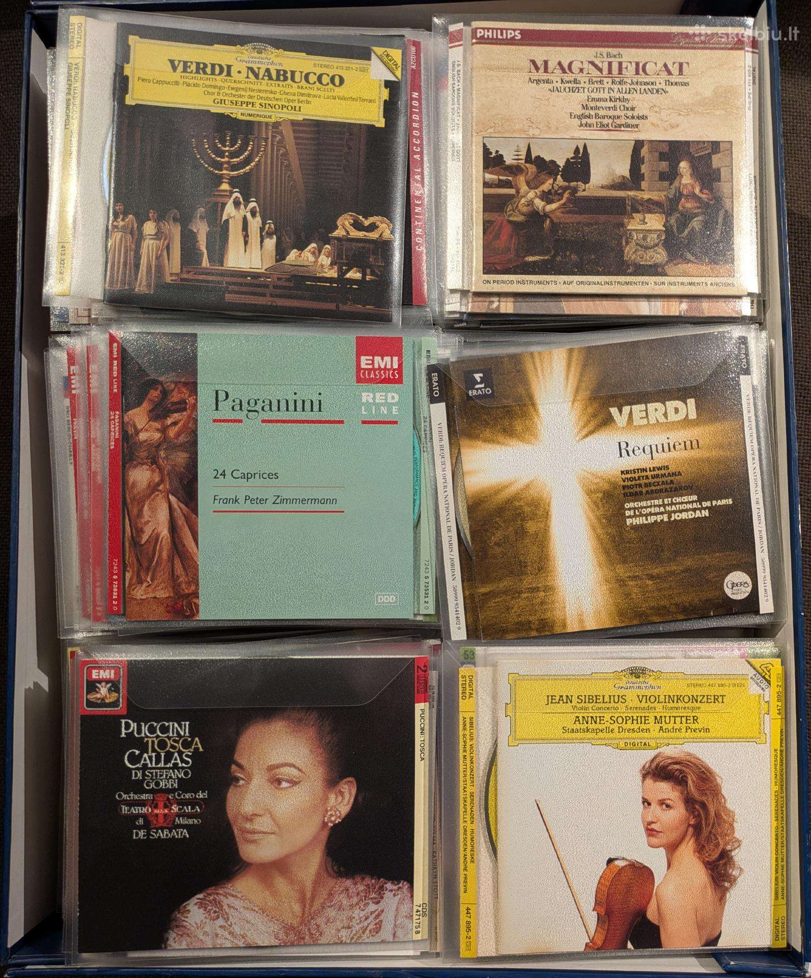 Klasikinės muzikos CD 400 vnt.