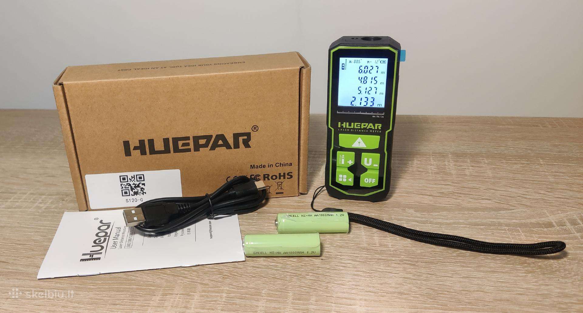 Atstumo matuoklis Huepar S120g