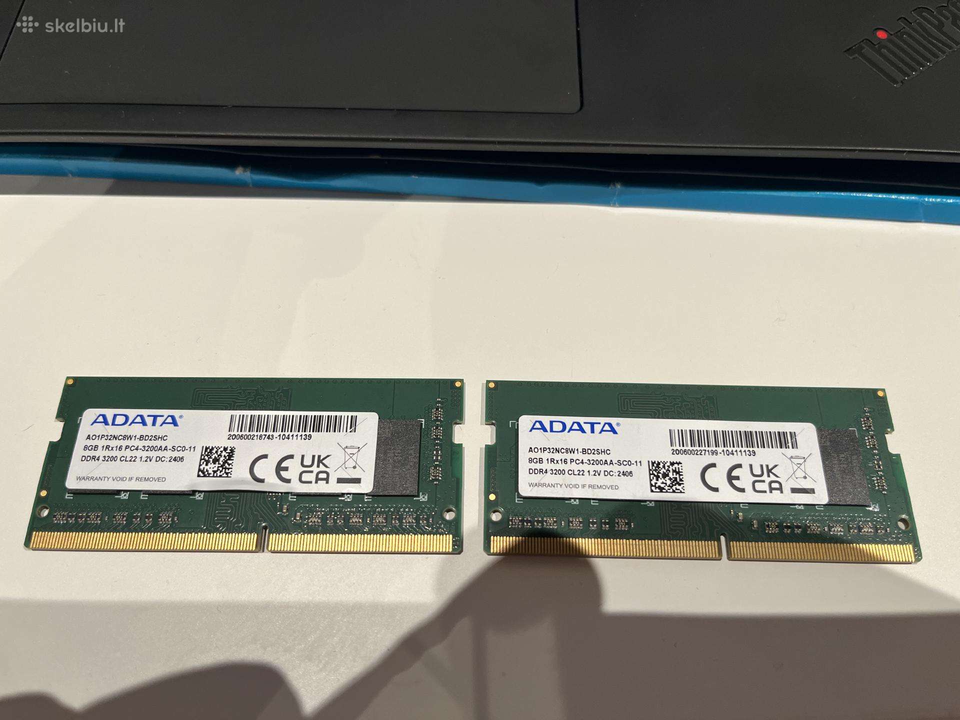 8x2 = 16gb Pc4-3200 Sodimm Ddr4 Adata
