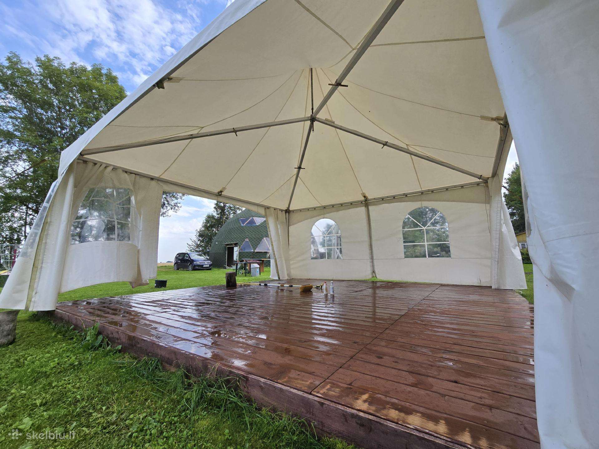 Pagoda 6x6m pardavimui, pridedu grindis.