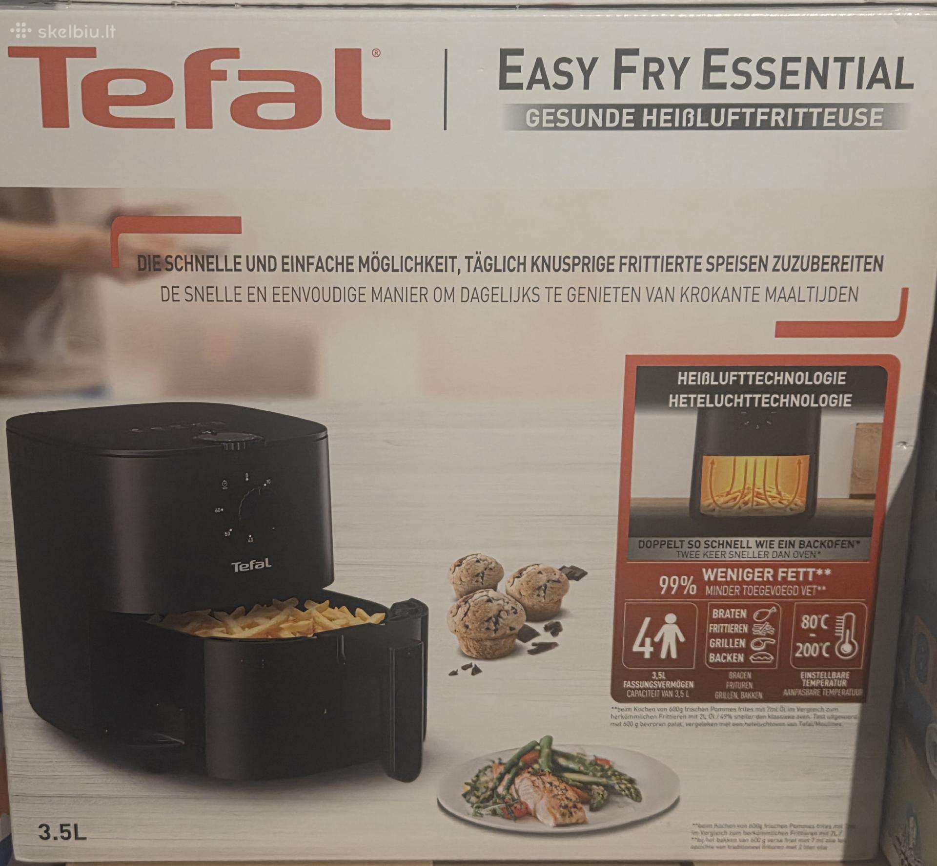 Tefal Easy Fry Essential“ karšto oro gruzdintuvė