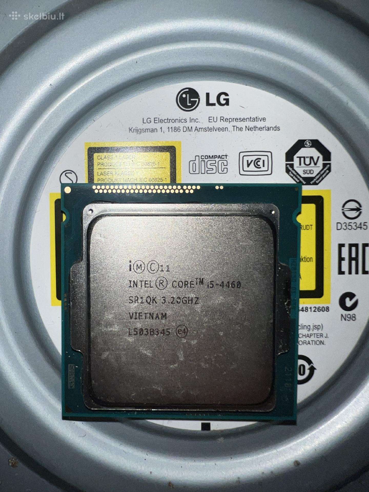 Intel i5 4460 Cpu ir Lga1150 Aušintuvas