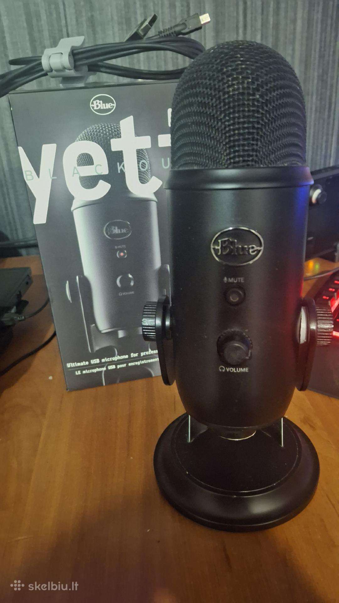 Blue yeti blackout mikrafonas