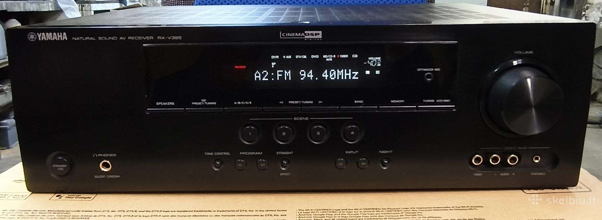 Yamaha Rx-v365 resiveris