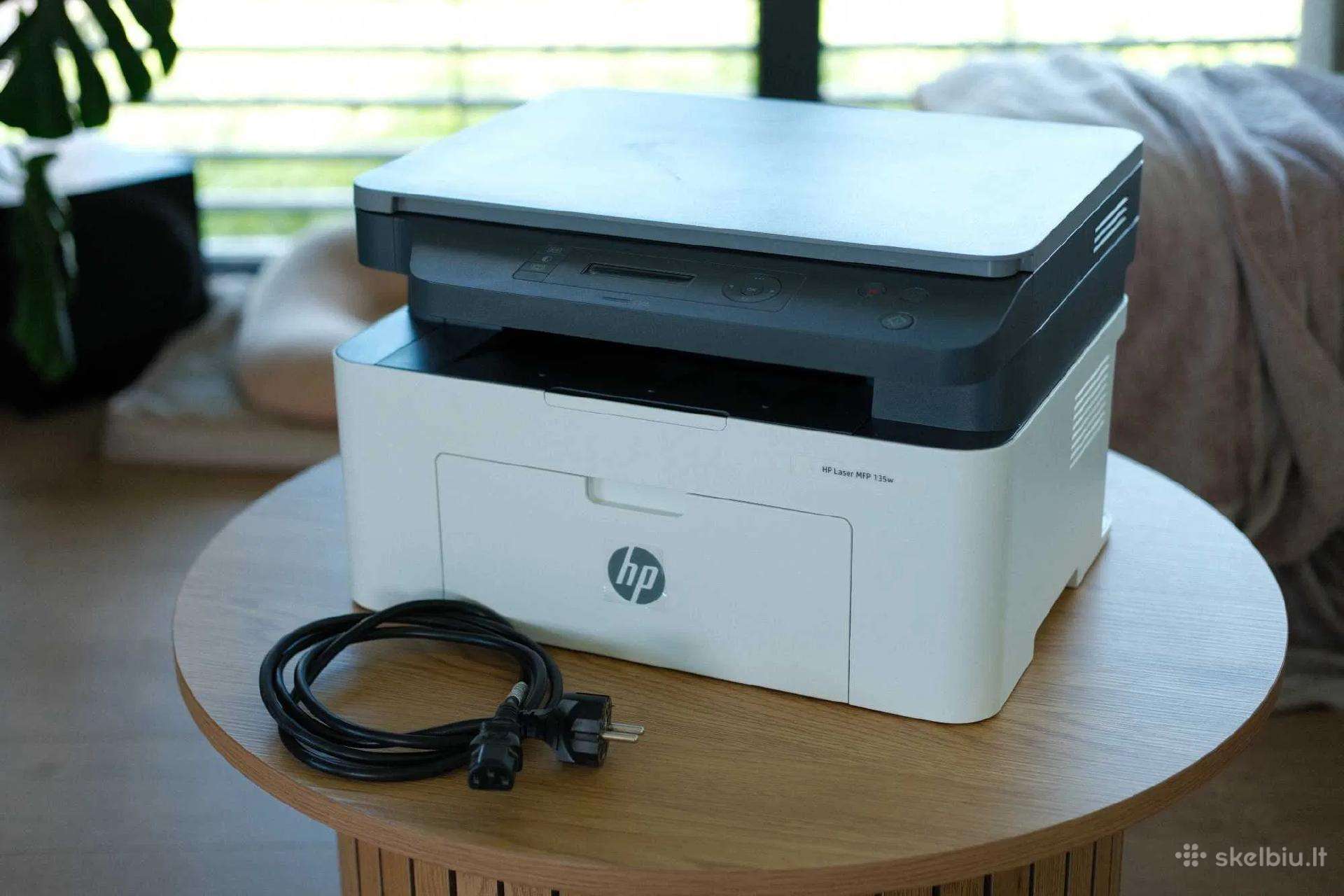 Hp Mfp 135w Wi-fi Lazerinis Spausdintuvas