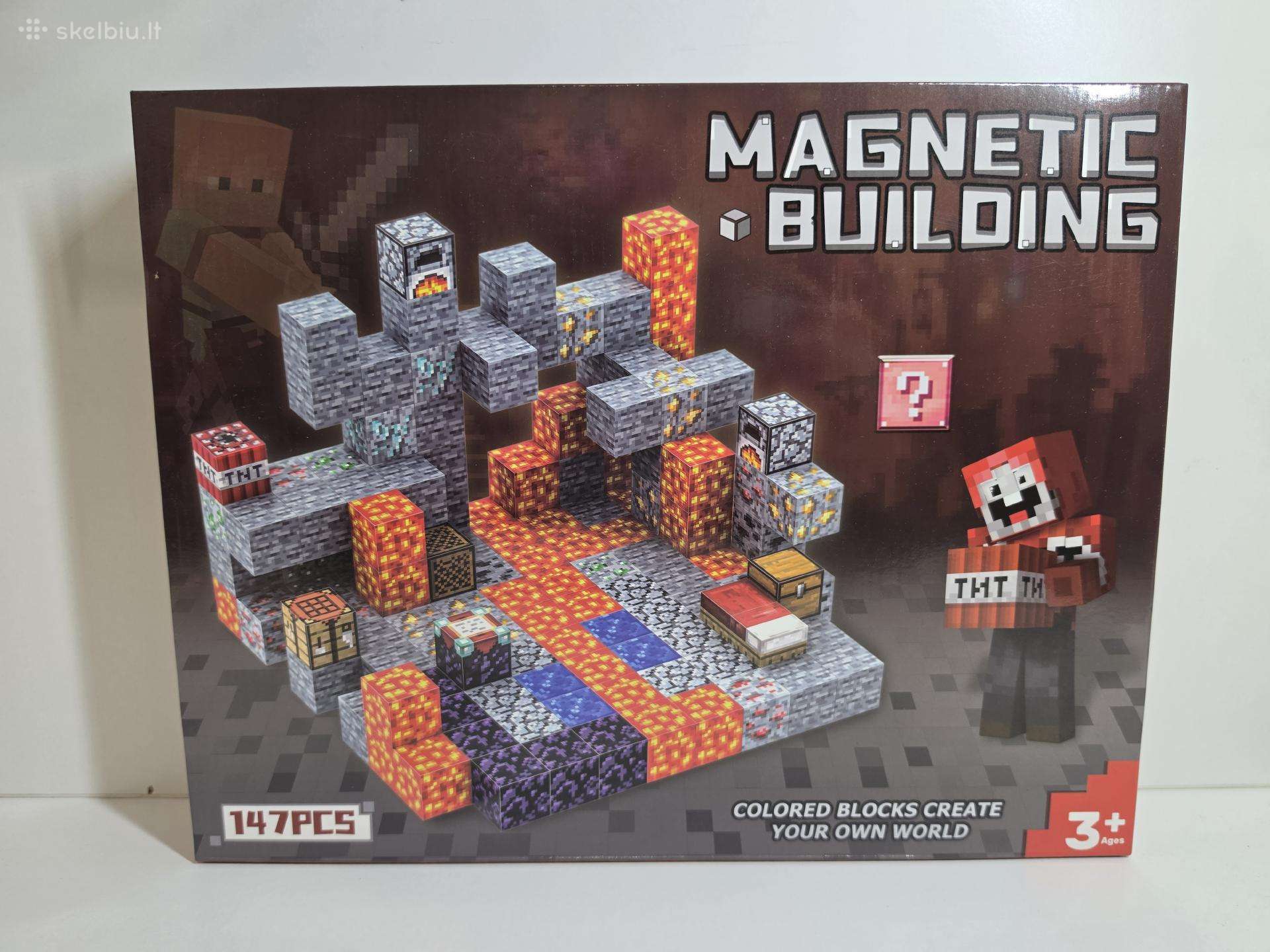 Magnetinis konstruktorius Magnetic Building, 147 d