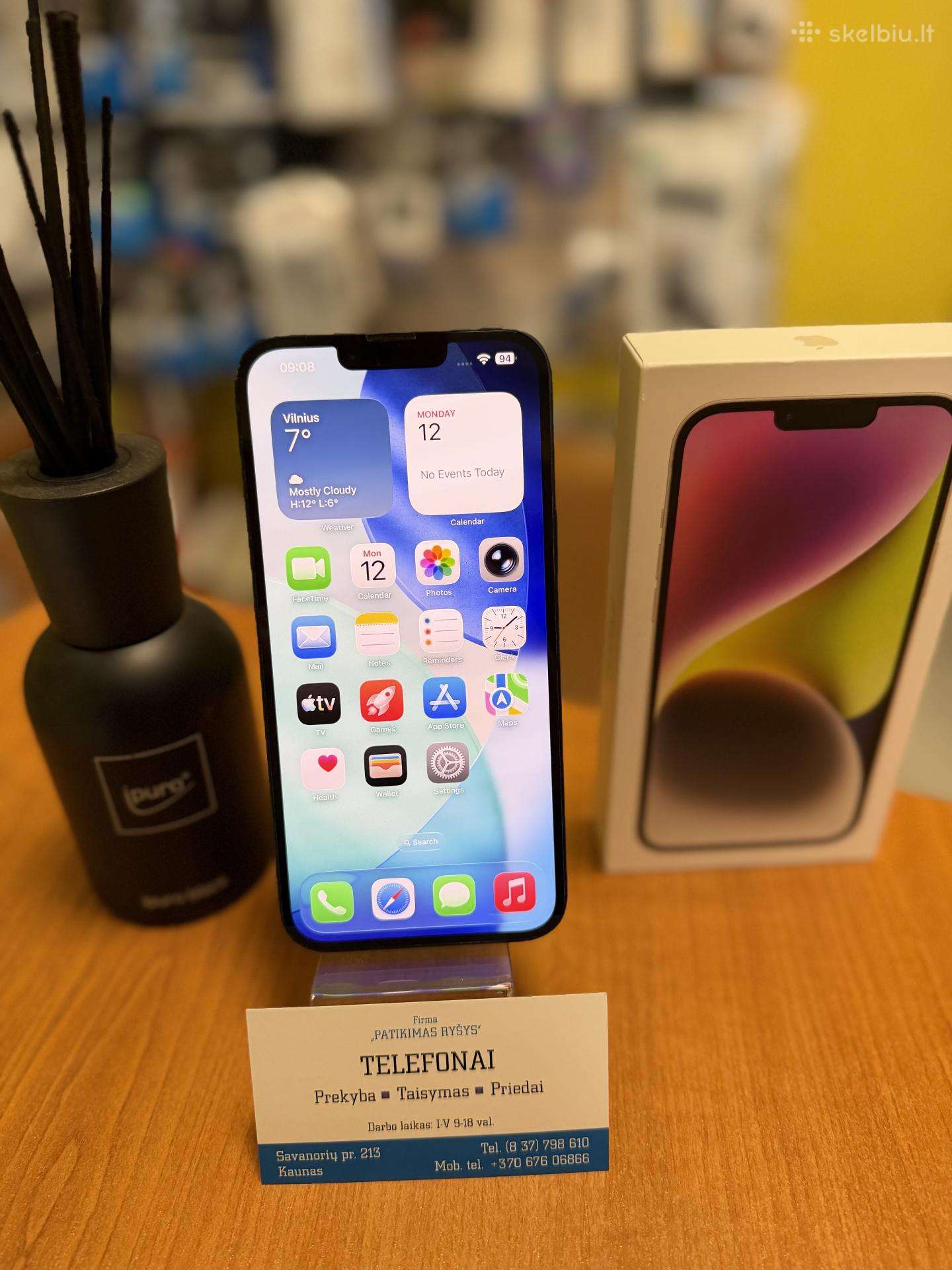 iPhone 14plus 128gb Black Su Garantija