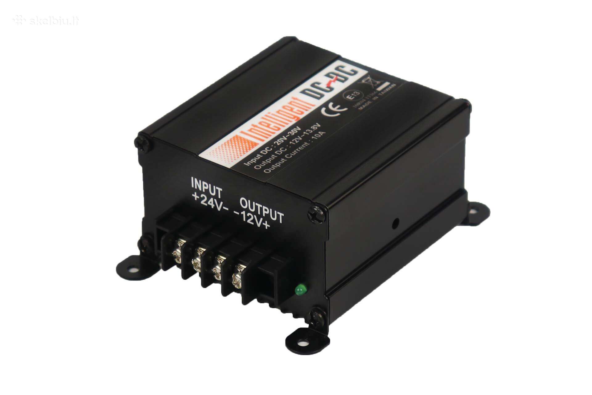 Dc/dc 24v->12v 10a įtampos keitiklis