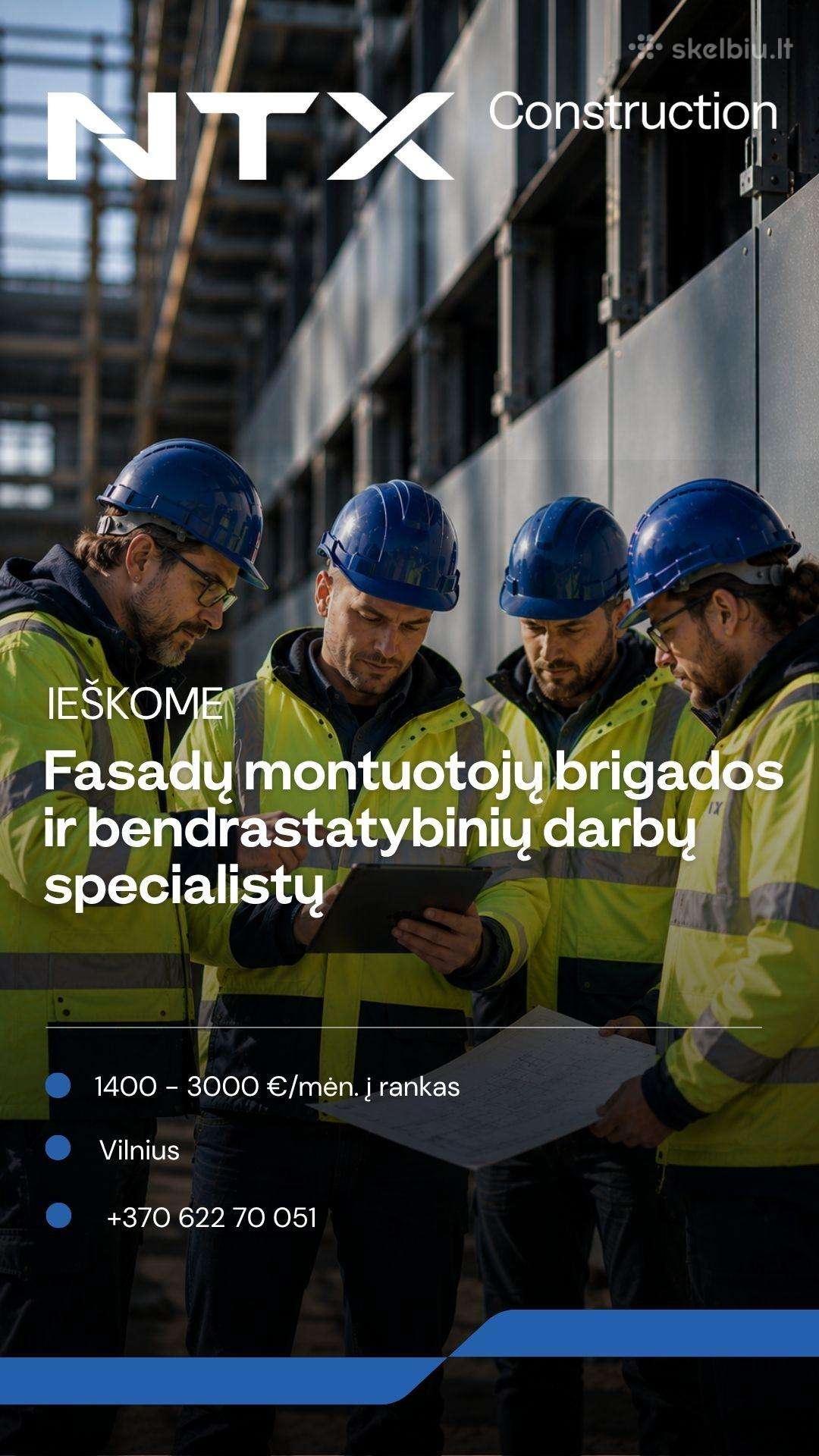 Rimti statybos objektai sostinėje laukia meistrų