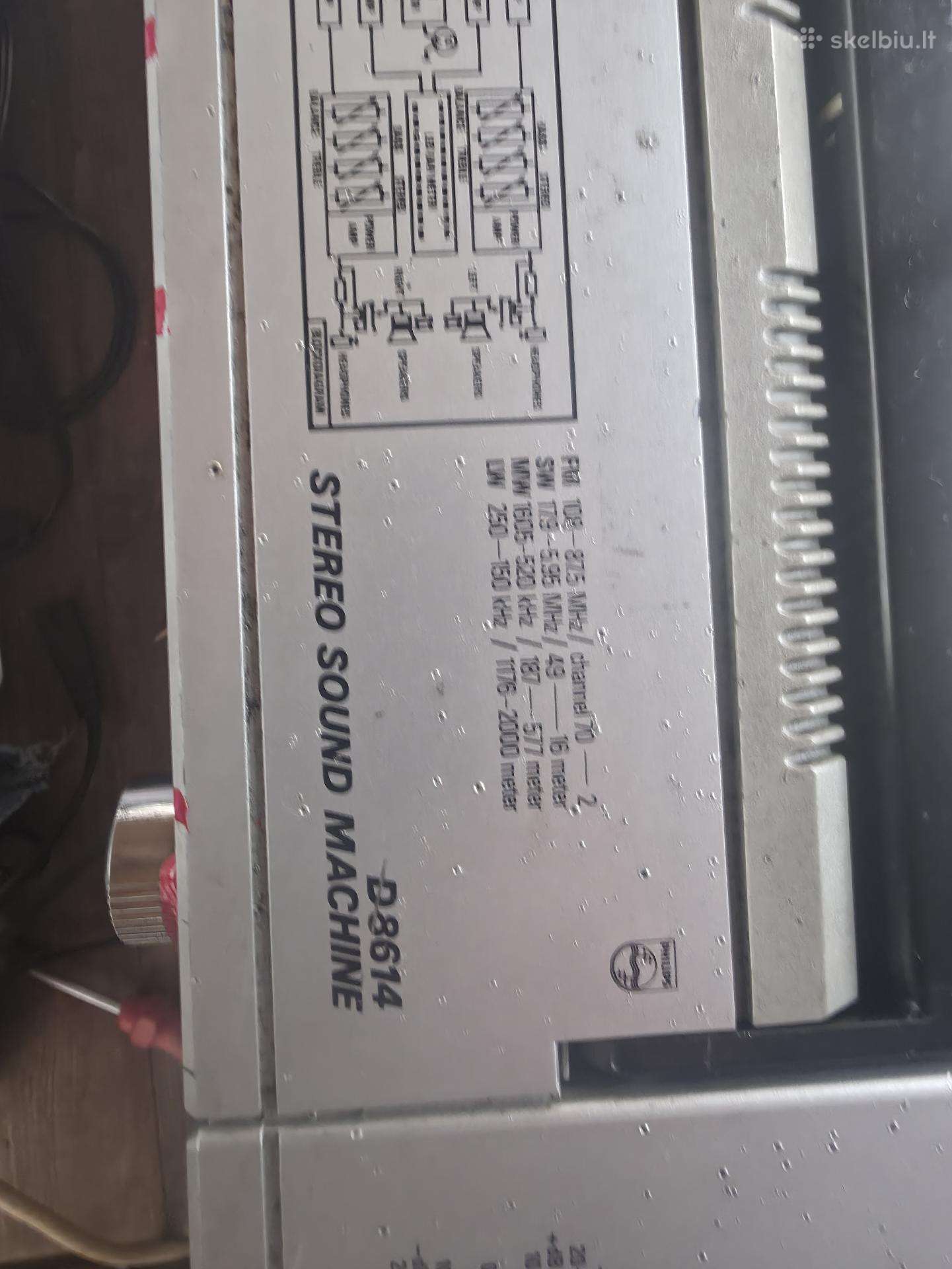 Philips d8614 magnetofonas
