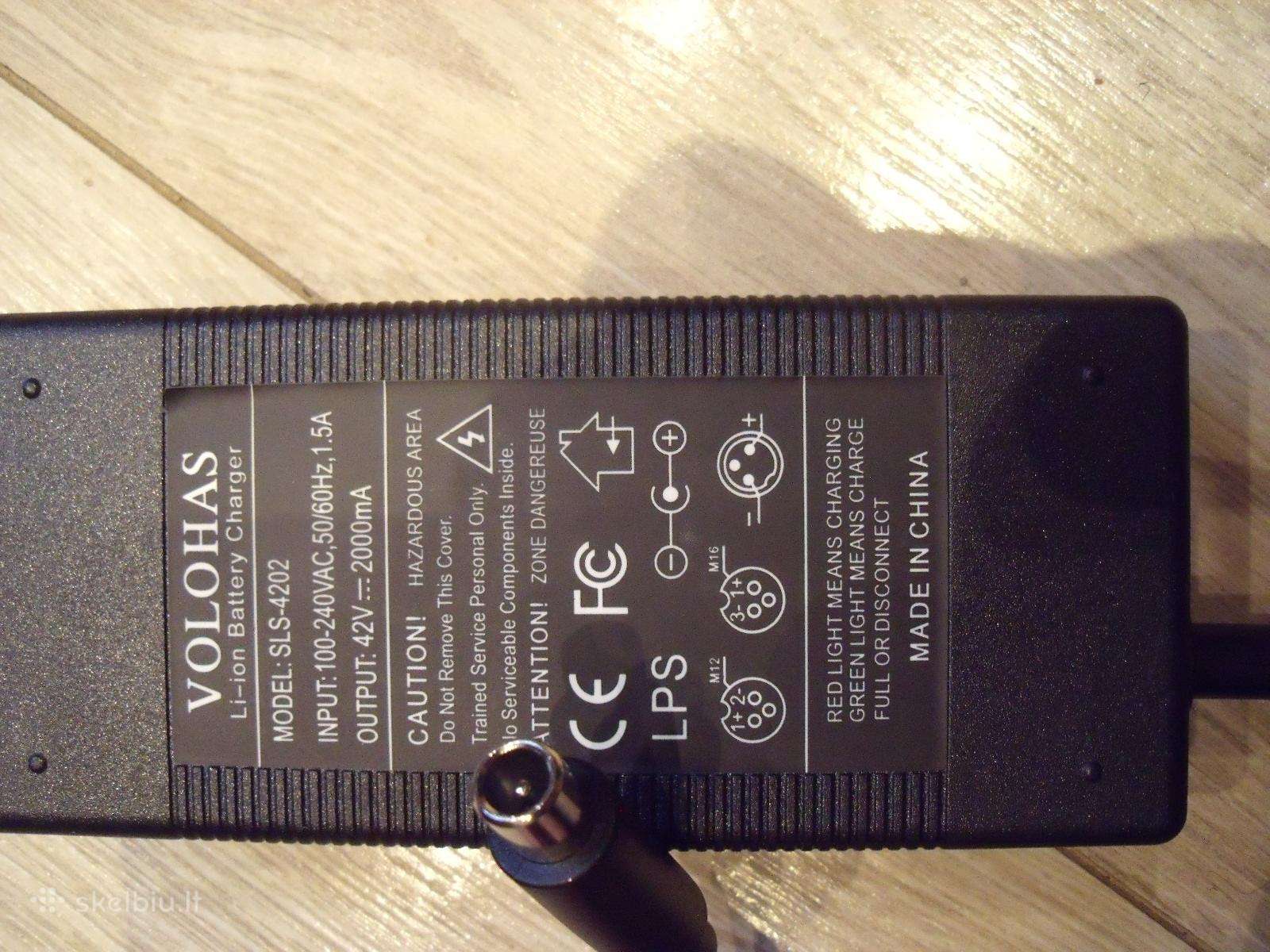 Licio bateriju pakrovejas 42v , 36v ir 24 v
