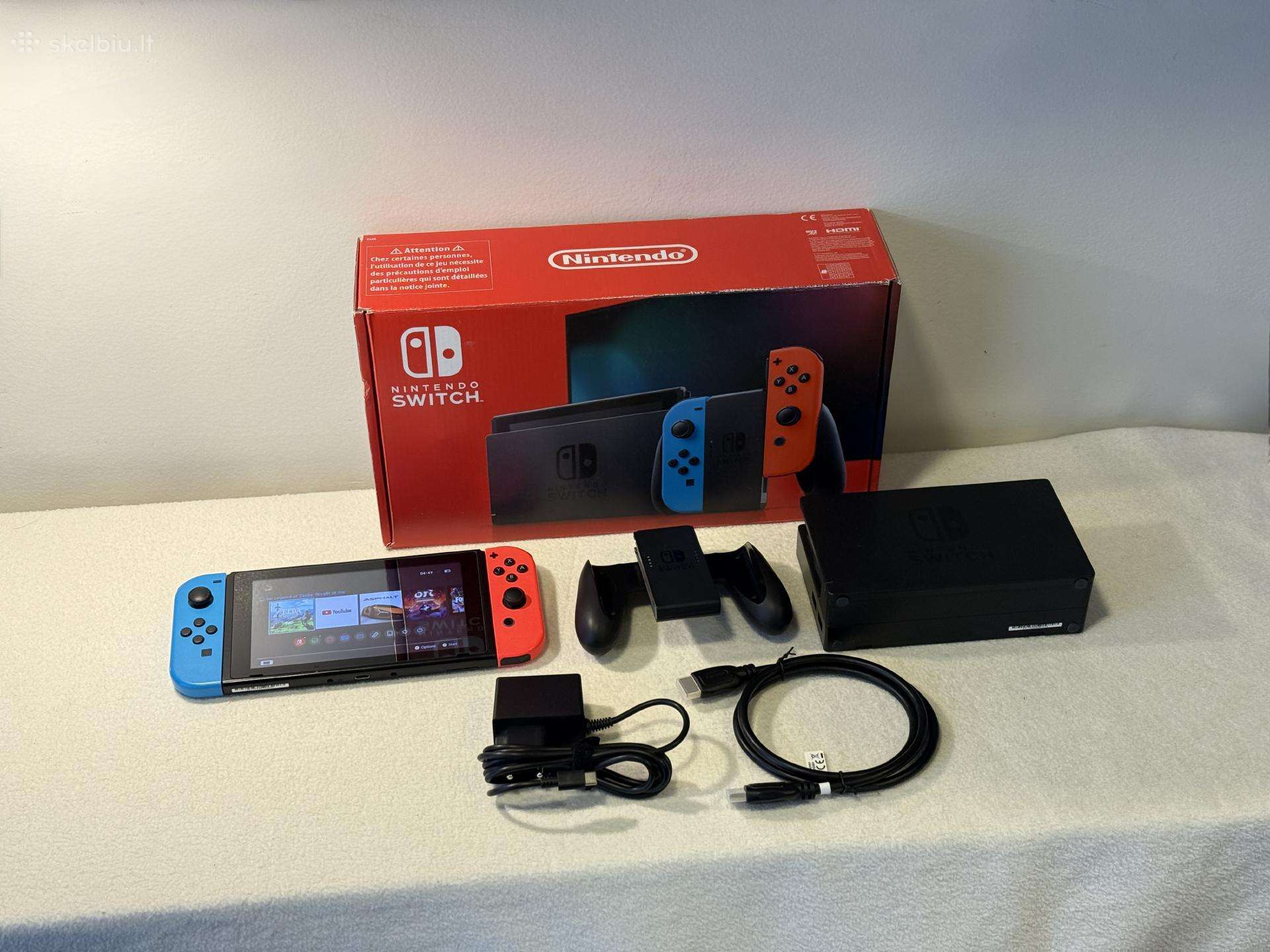 Nintendo Switch V2 32gb Nsw Blue & Red