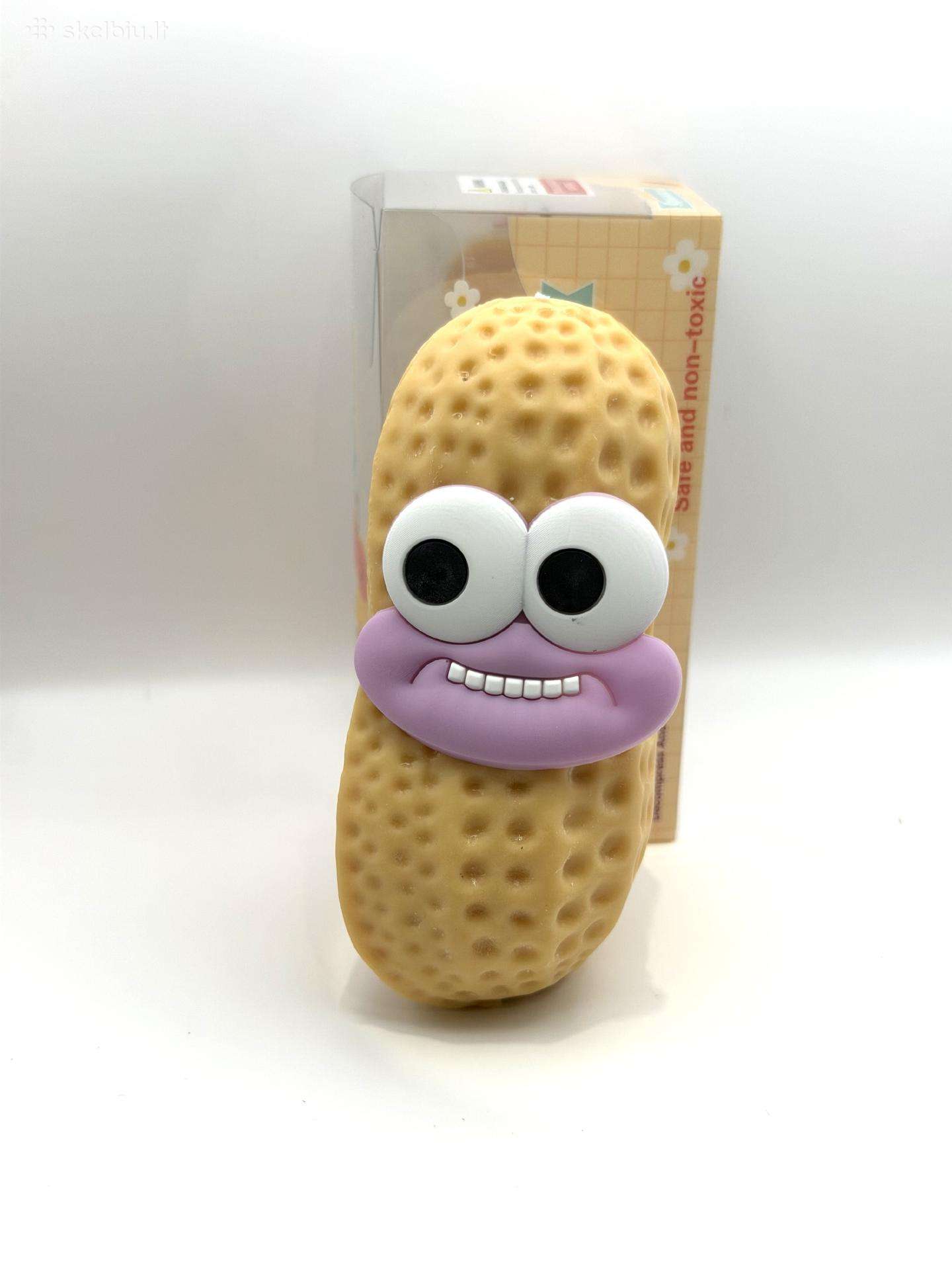 Antistresinis žaislas linksmas riešutas squishy