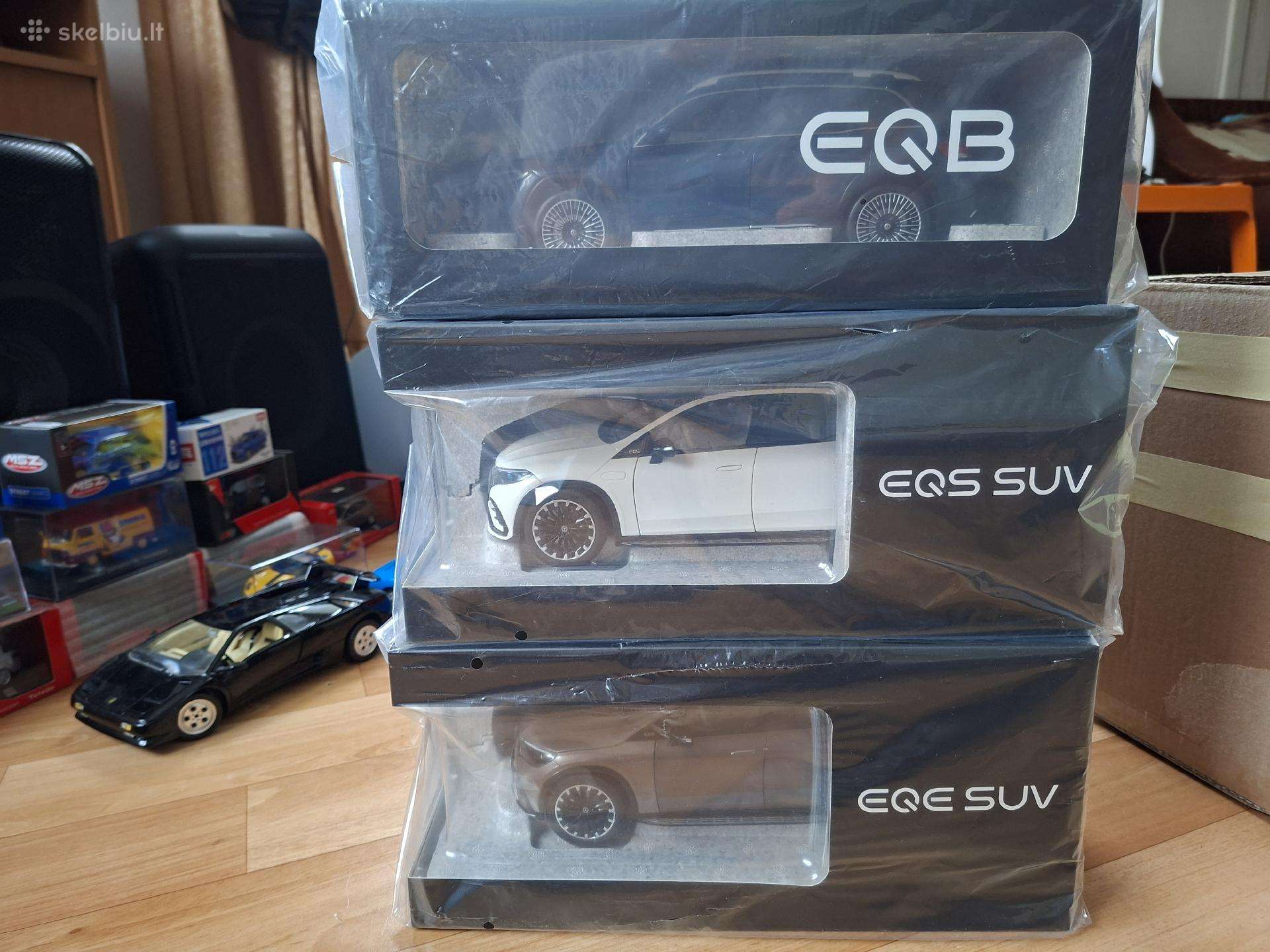 1:18 Mercedes elektromobilių modeliai