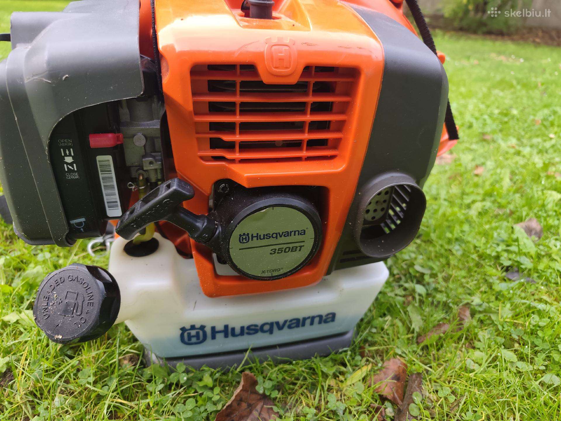 Husqvarna 350bt benzininis lapų pūstuvas