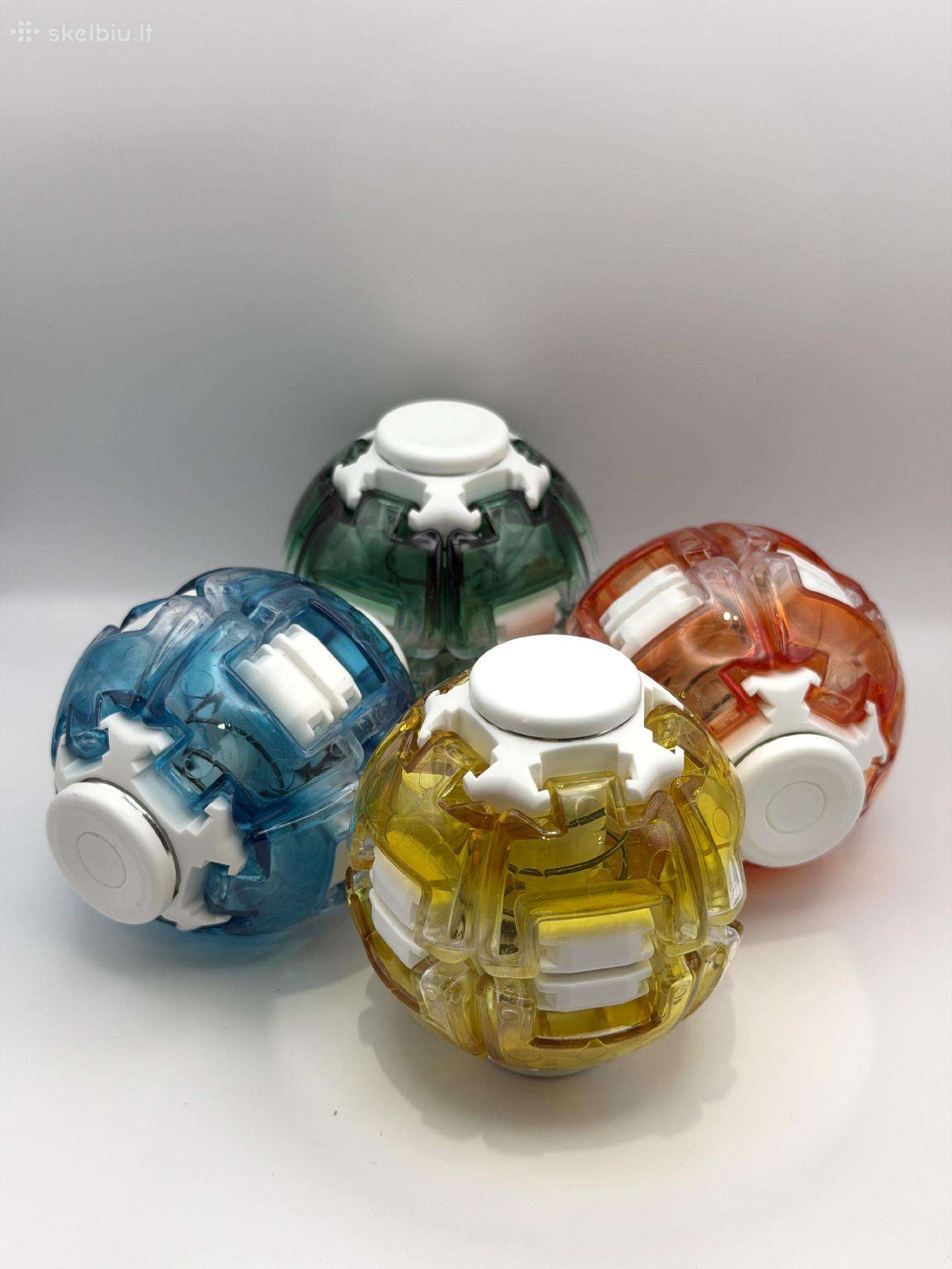 Skaidrus „Magic Ball“ kamuoliukas spineris, mėlyna