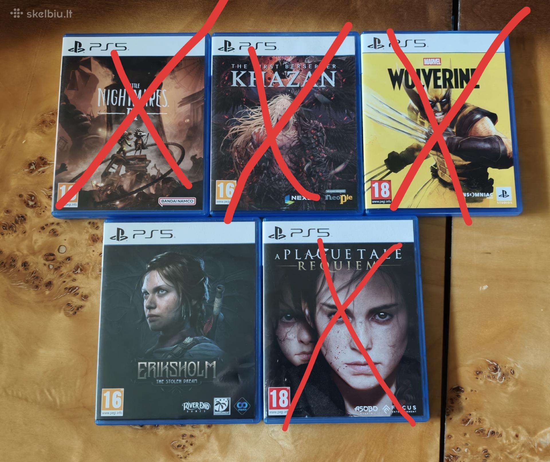 Ps5/ps4 žaidimai