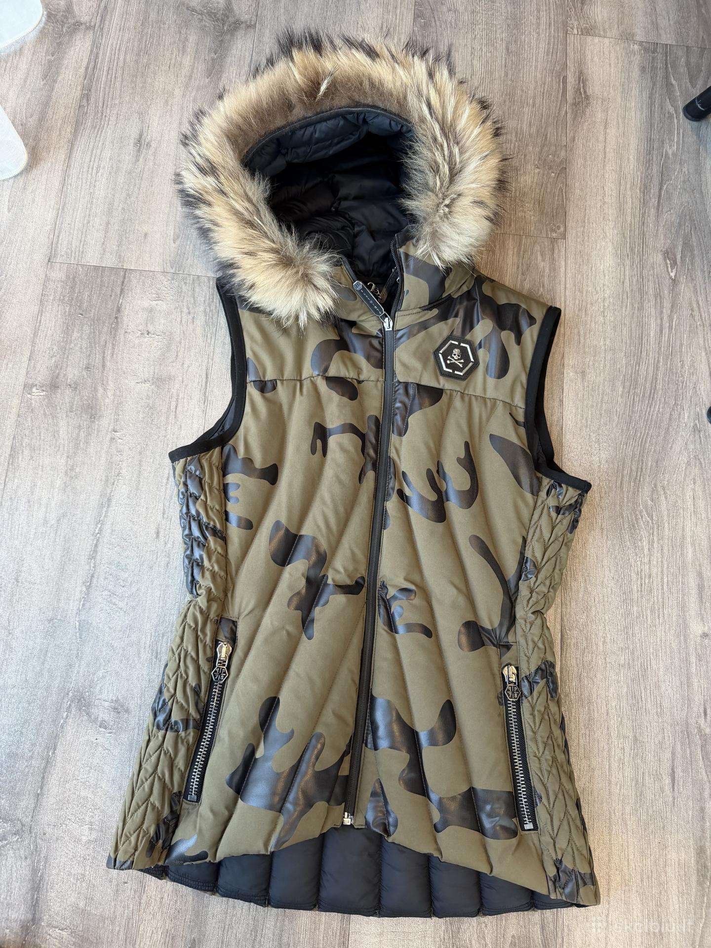 Moterišką berankovė striuke Philipp Plein liemenę