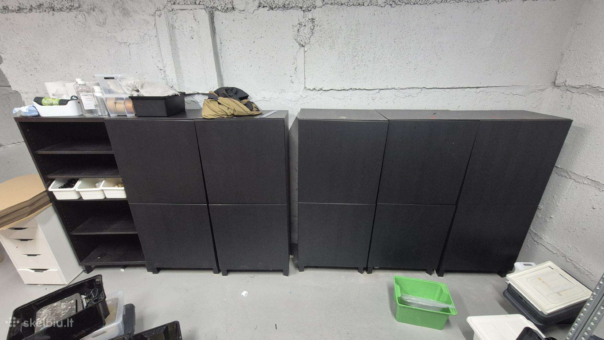 Ikea Besta lentynos, spinta, spintelės, baldai