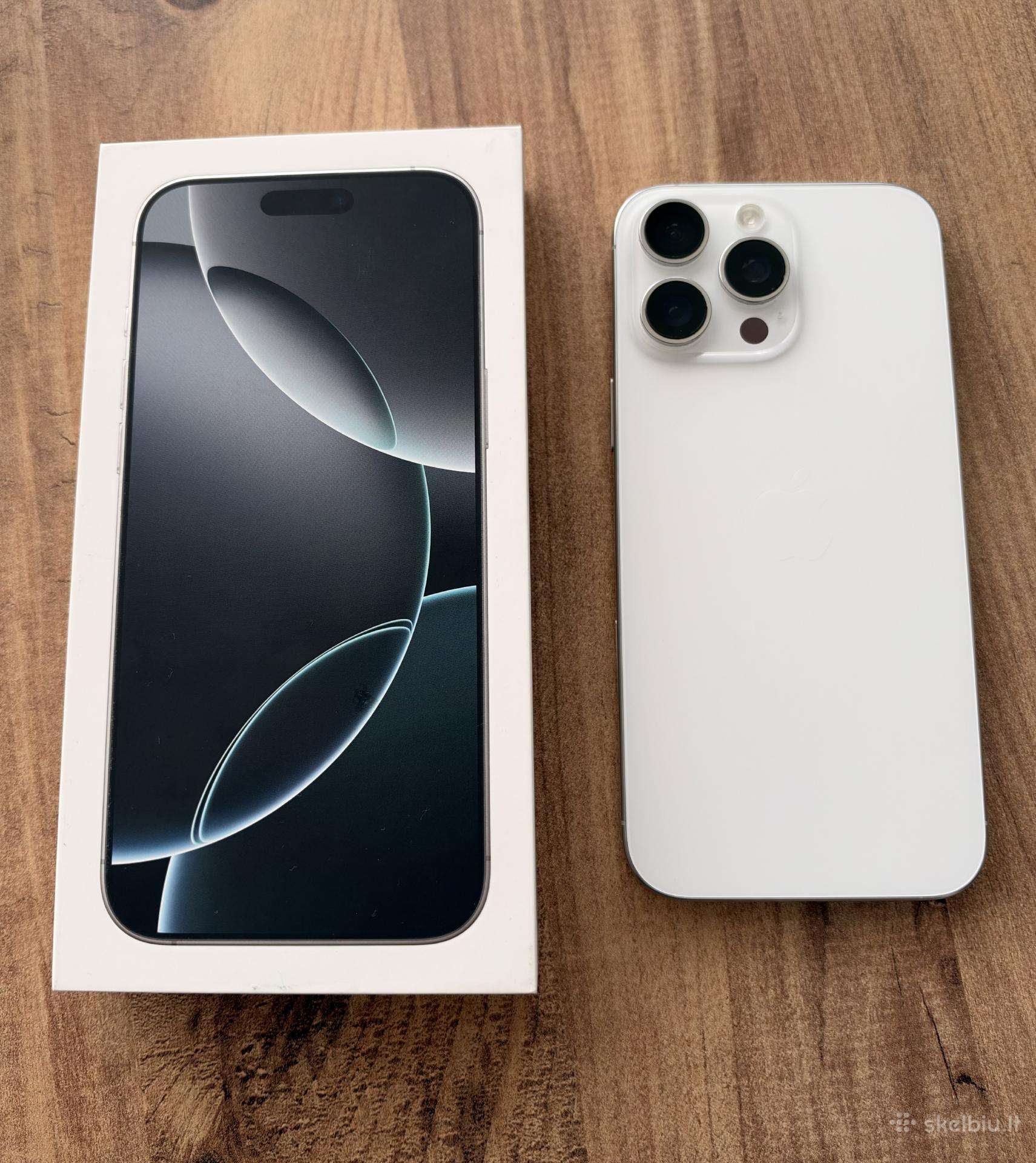 iPhone 16 Pro Max, White, 256gb