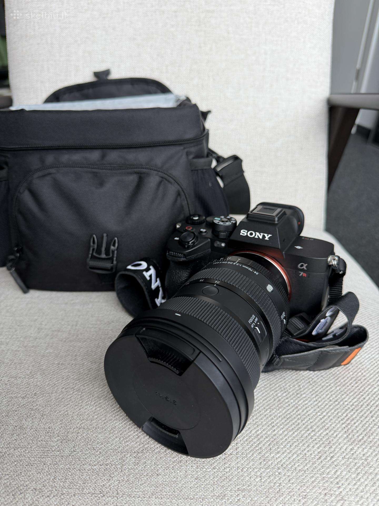 Sony A7rv+sigma 24-70mm f/2.8 Dg Dn II Art+priedai