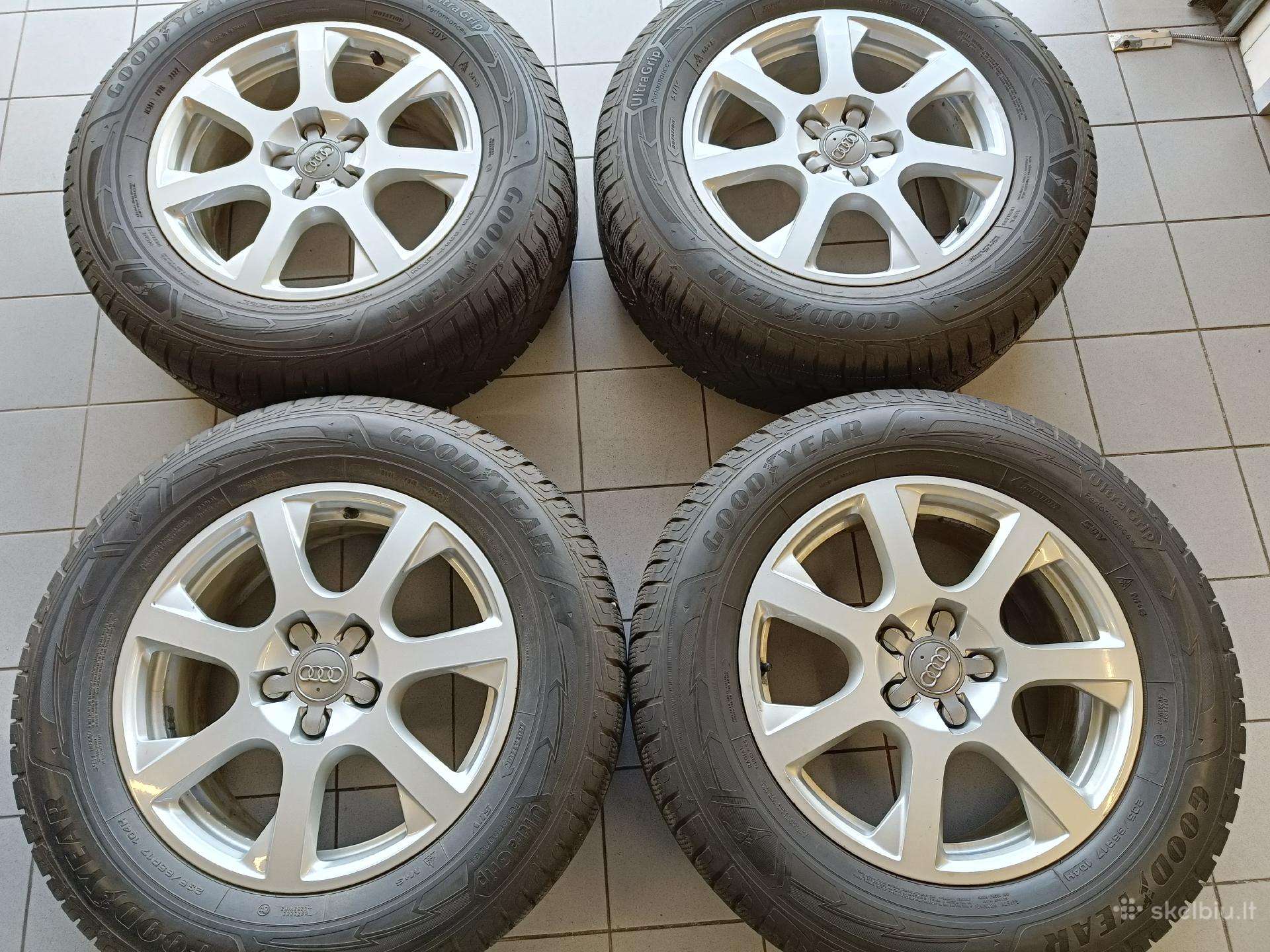 Audi r17 ratai su padangom