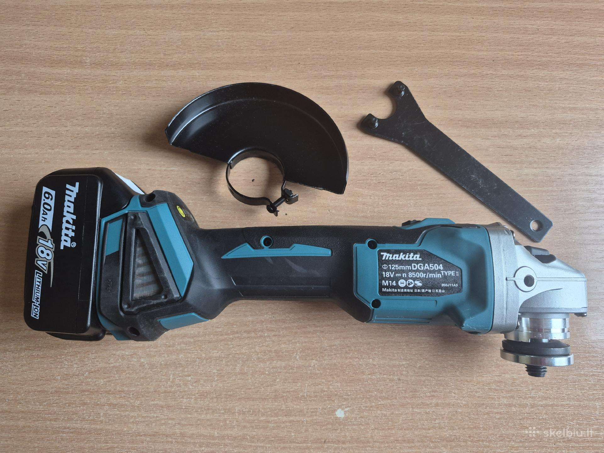 Makita akumuliatorinis šlifuoklis Dga504
