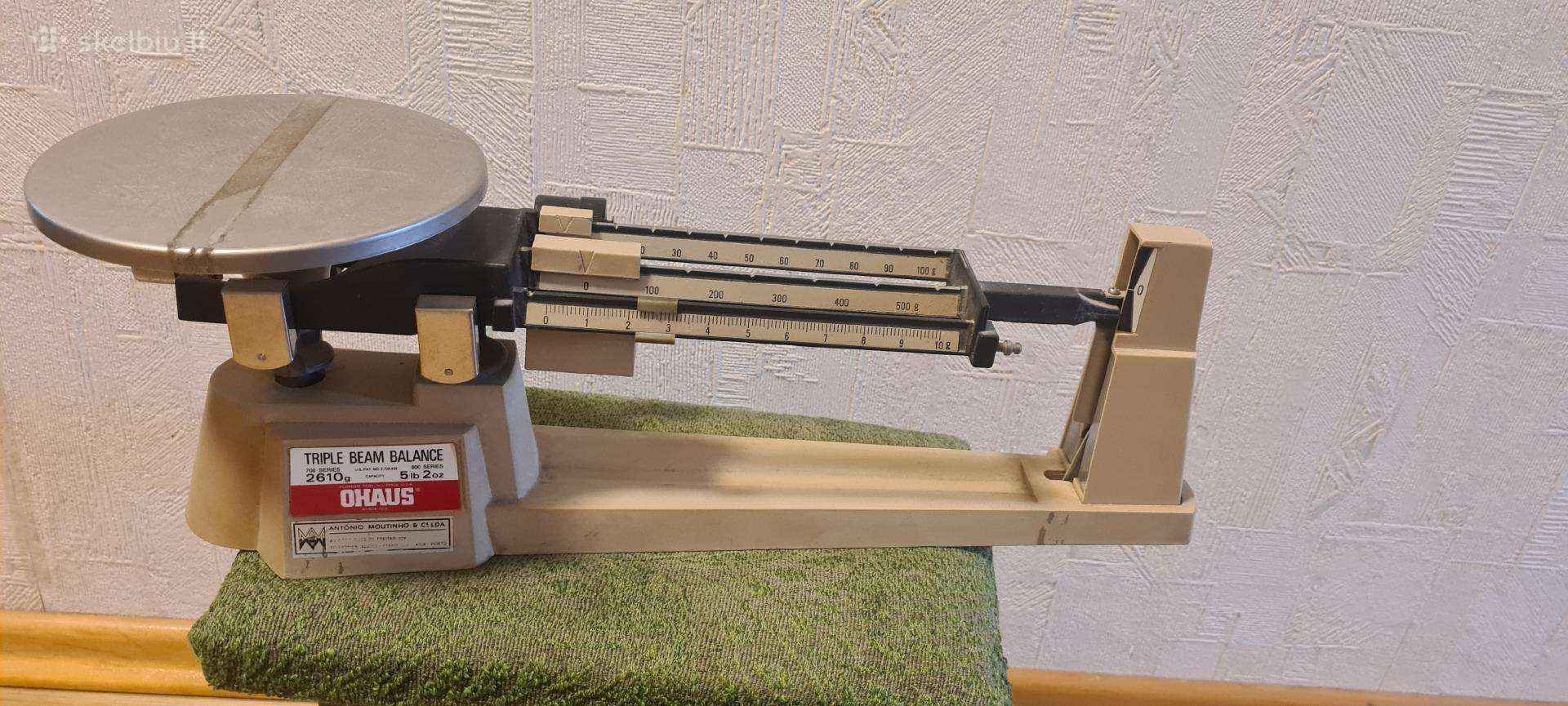 Ohaus 2610g. mechaninės laboratorinės svarstyklės