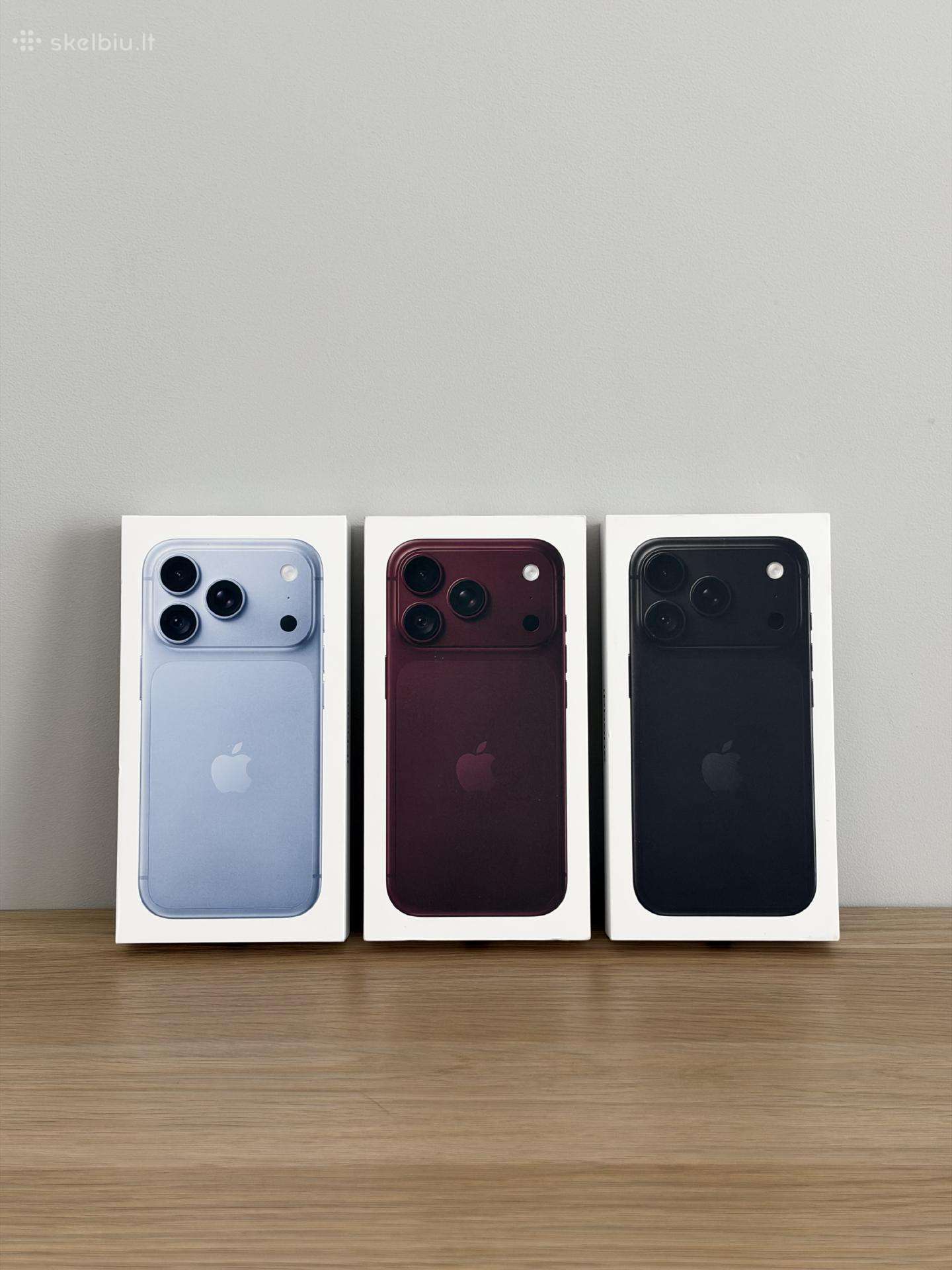 iPhone 18 Pro 256gb Burgundy, Glacier, Black