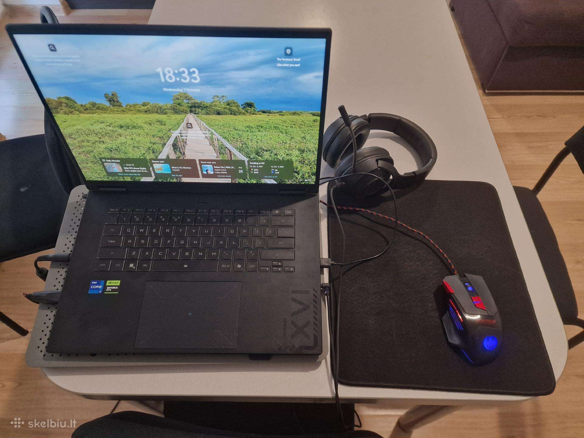 Gigabite a16 zaidimu laptopas rtx 5050//1tb SSD