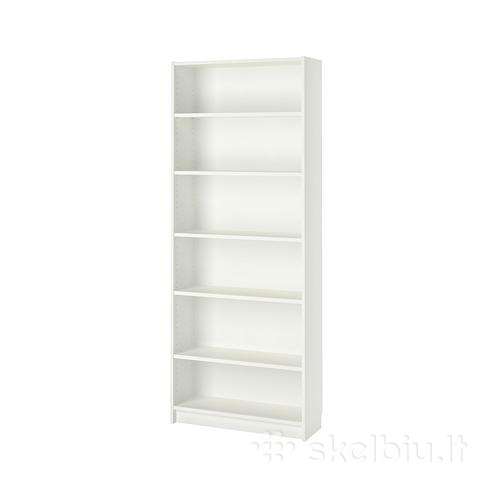 Ikea Billy knygų spinta, balta, 80x28x202 cm – pui