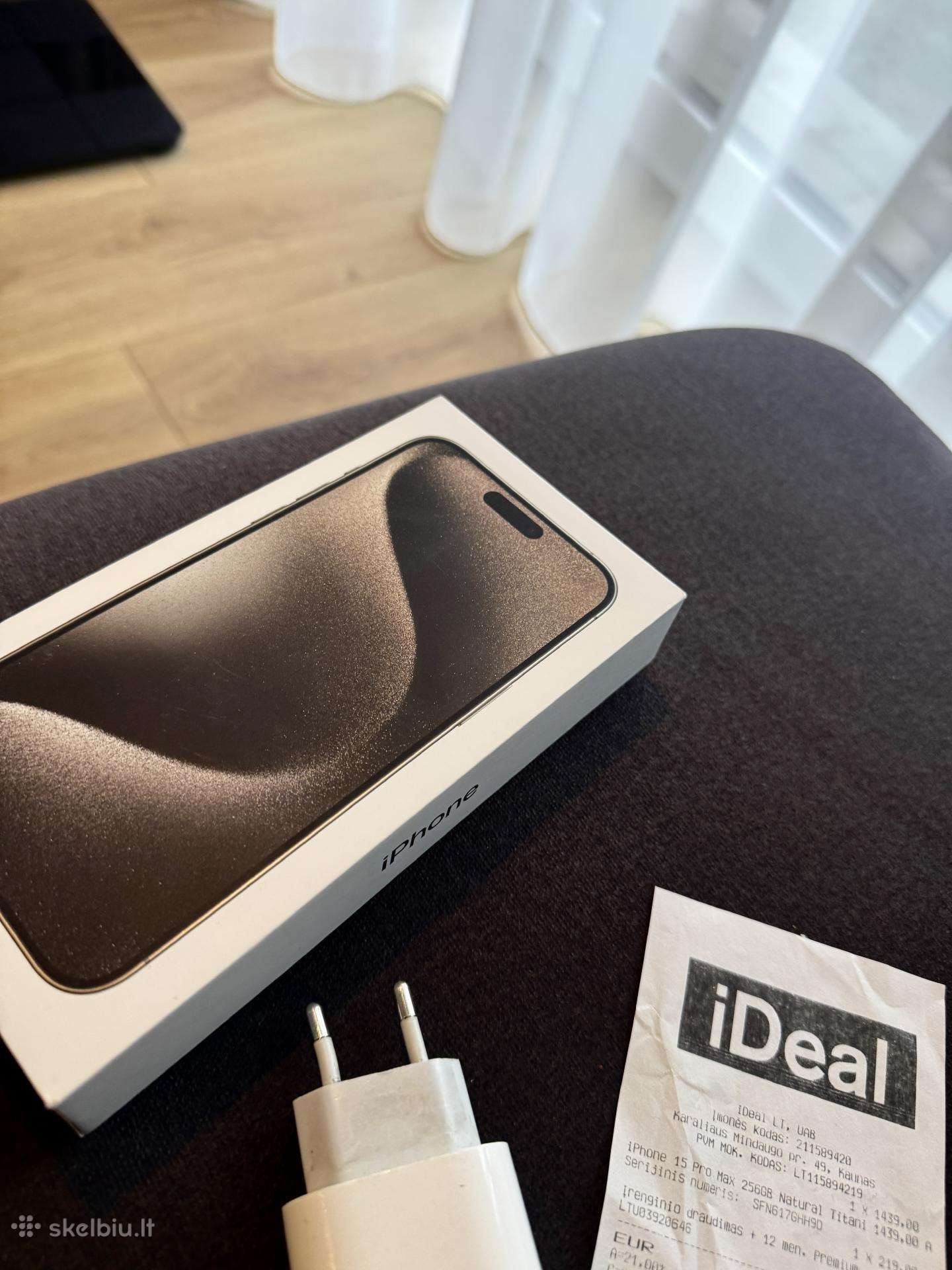 Parduodamas iPhone 15 Pro Max 256 GB