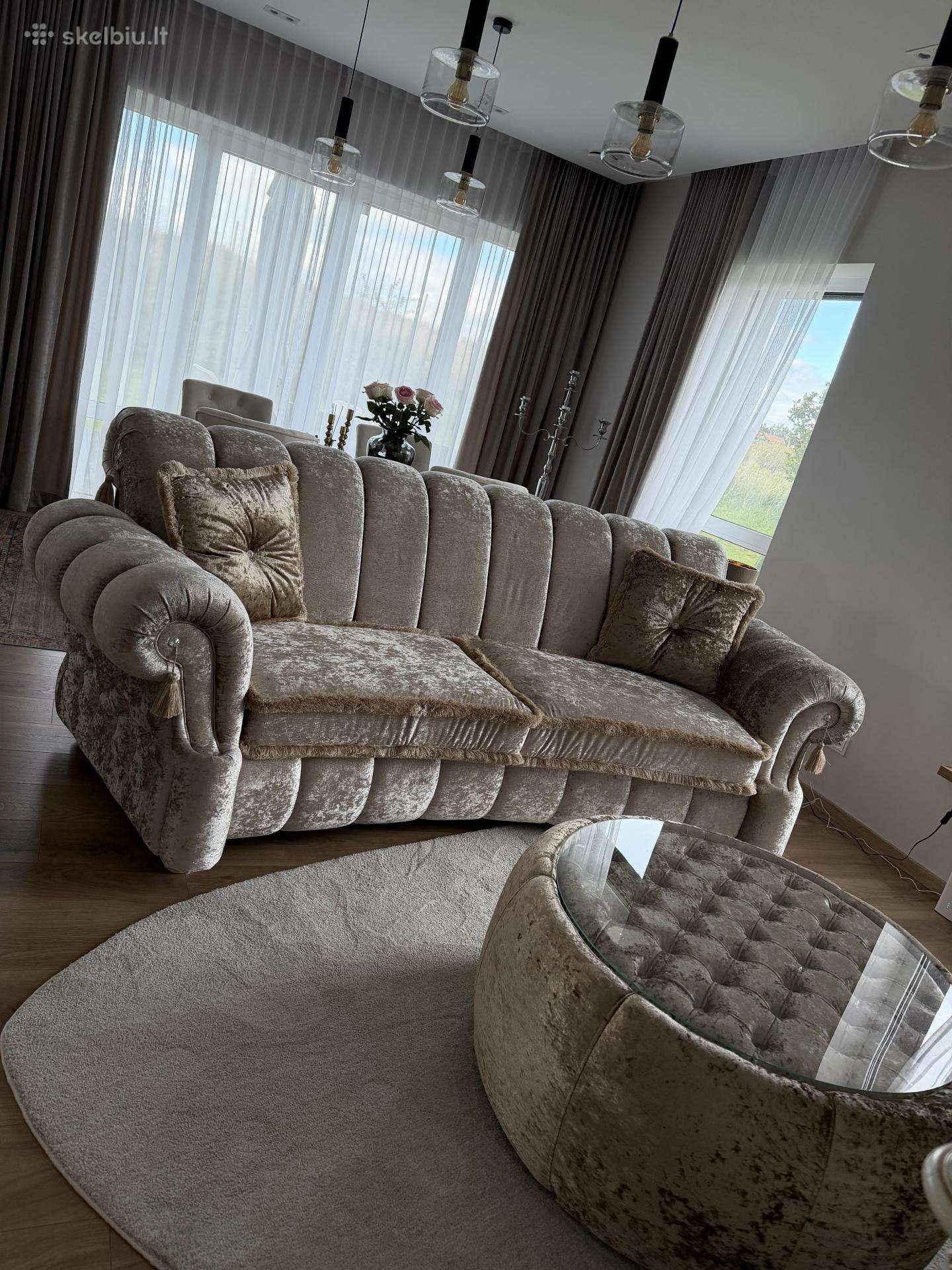 Nauja Klasikinio stiliaus sofa