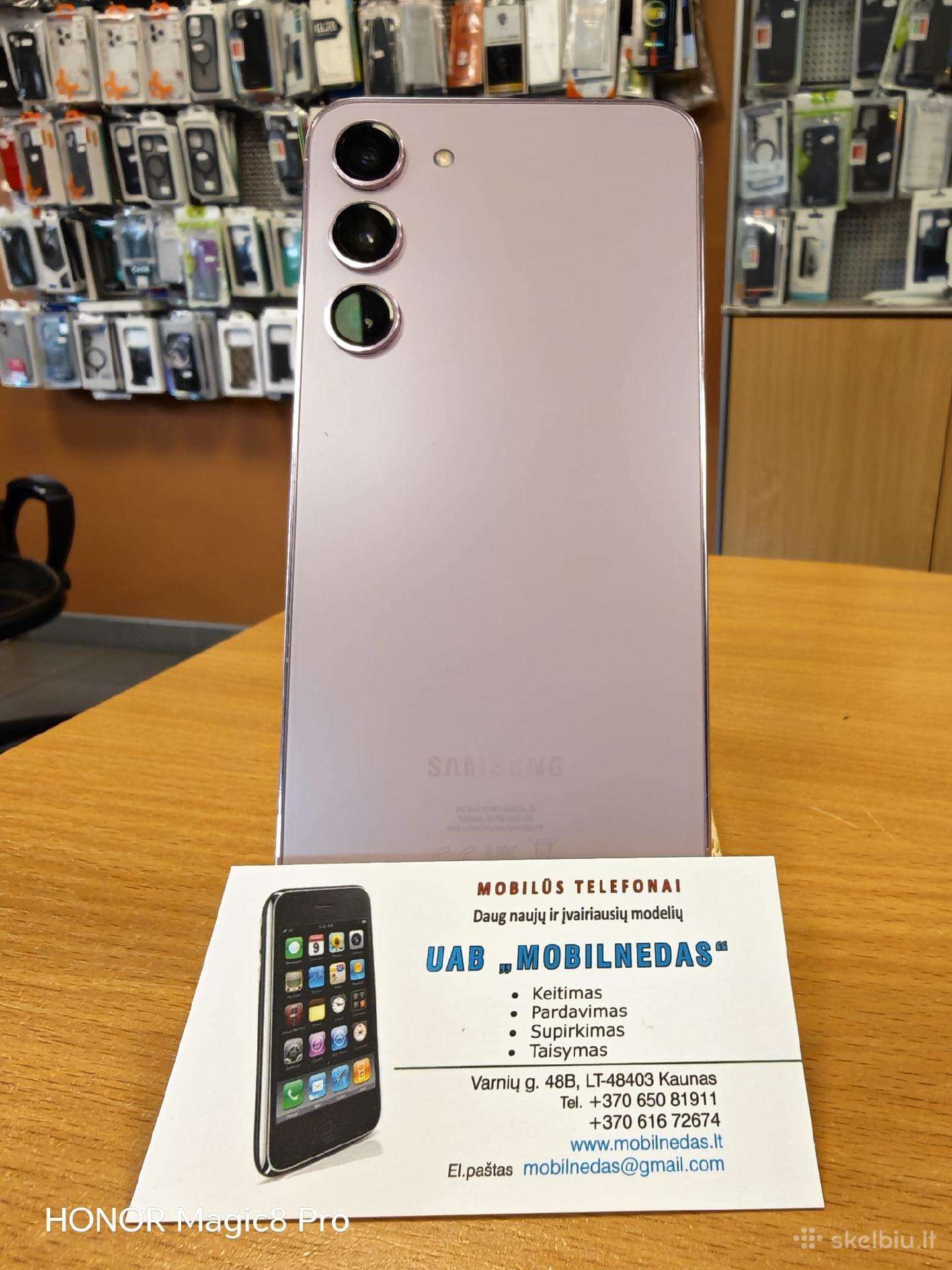 Samsuing s23 Fe Pink 512gb Kaina 300eur