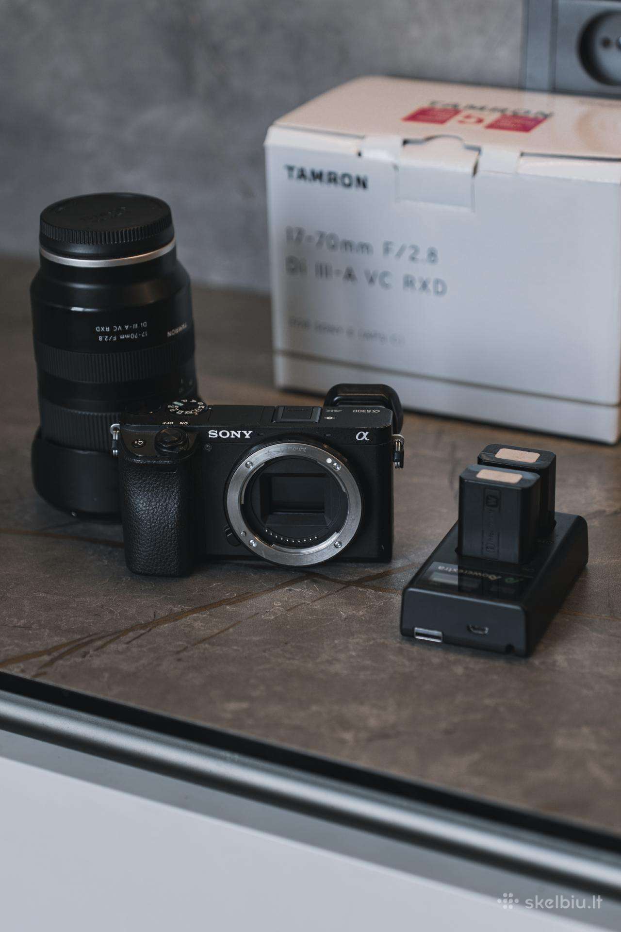 Parduodu Sony a6300 + Tamron 17-70mm f2.8