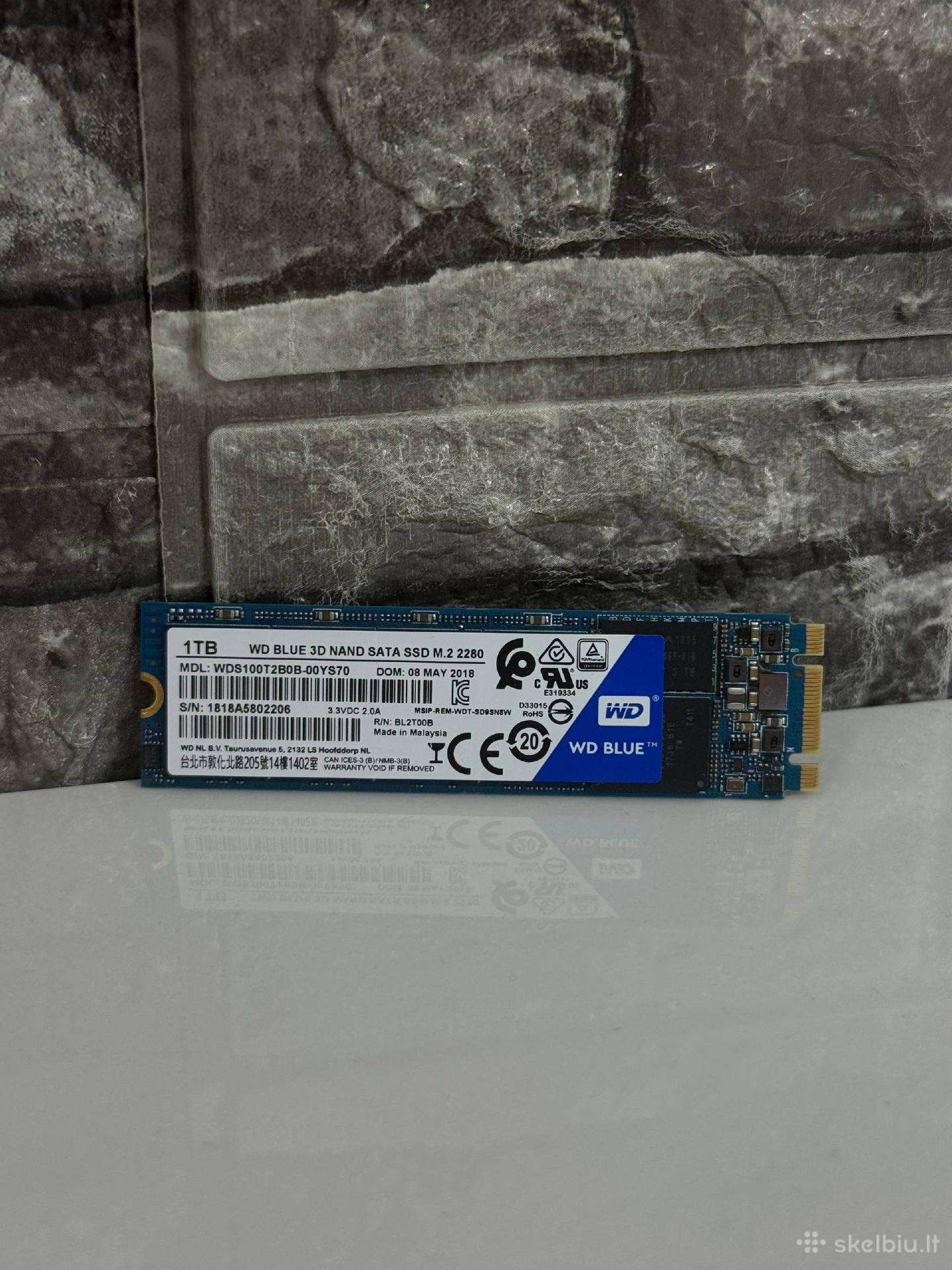 HDD / SSD Diskai: 2tb, 1tb, 500gb, 250gb