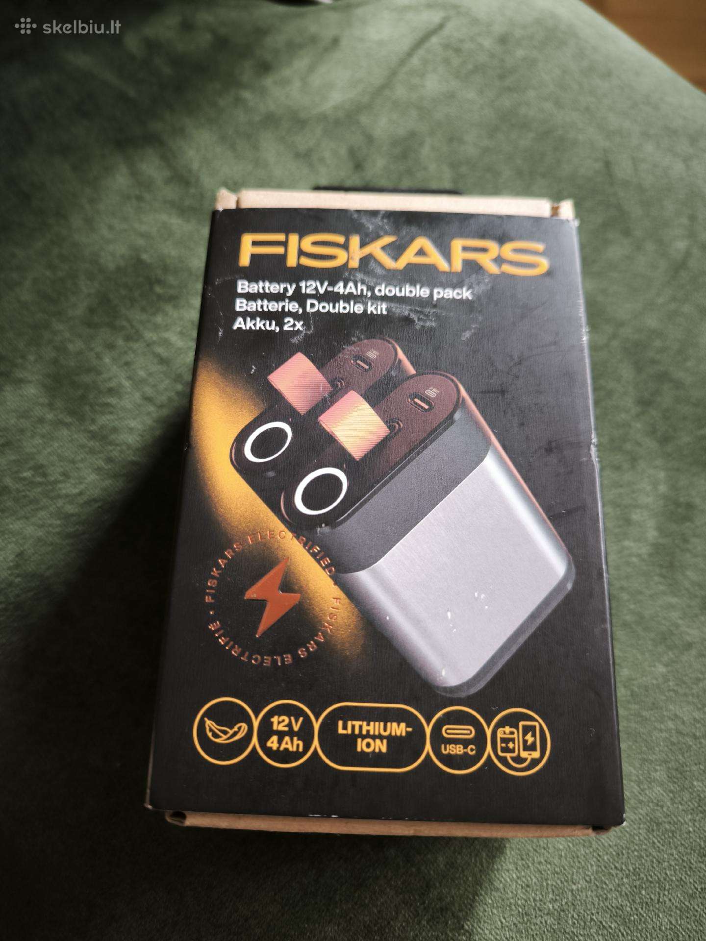Akumuliatoriai sekatoriui fiskars