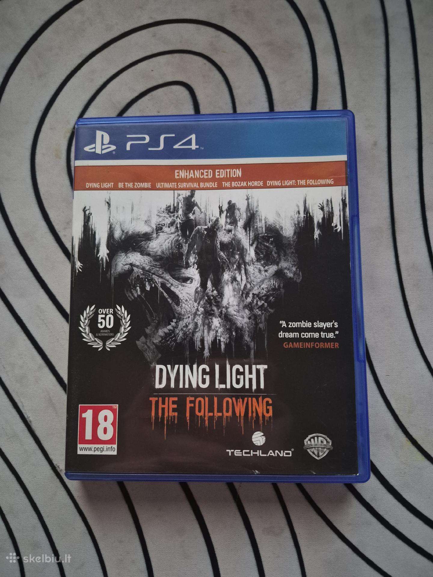 Žaidimas Dying light the following ps 4