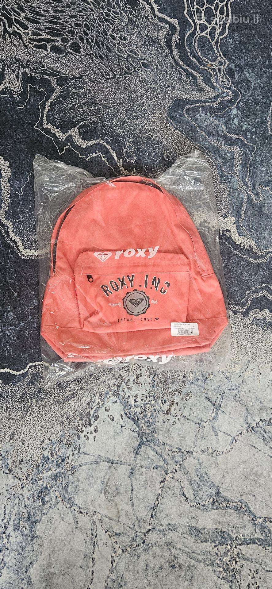 Roxy Patched Heart koralinė rožinė kuprinė