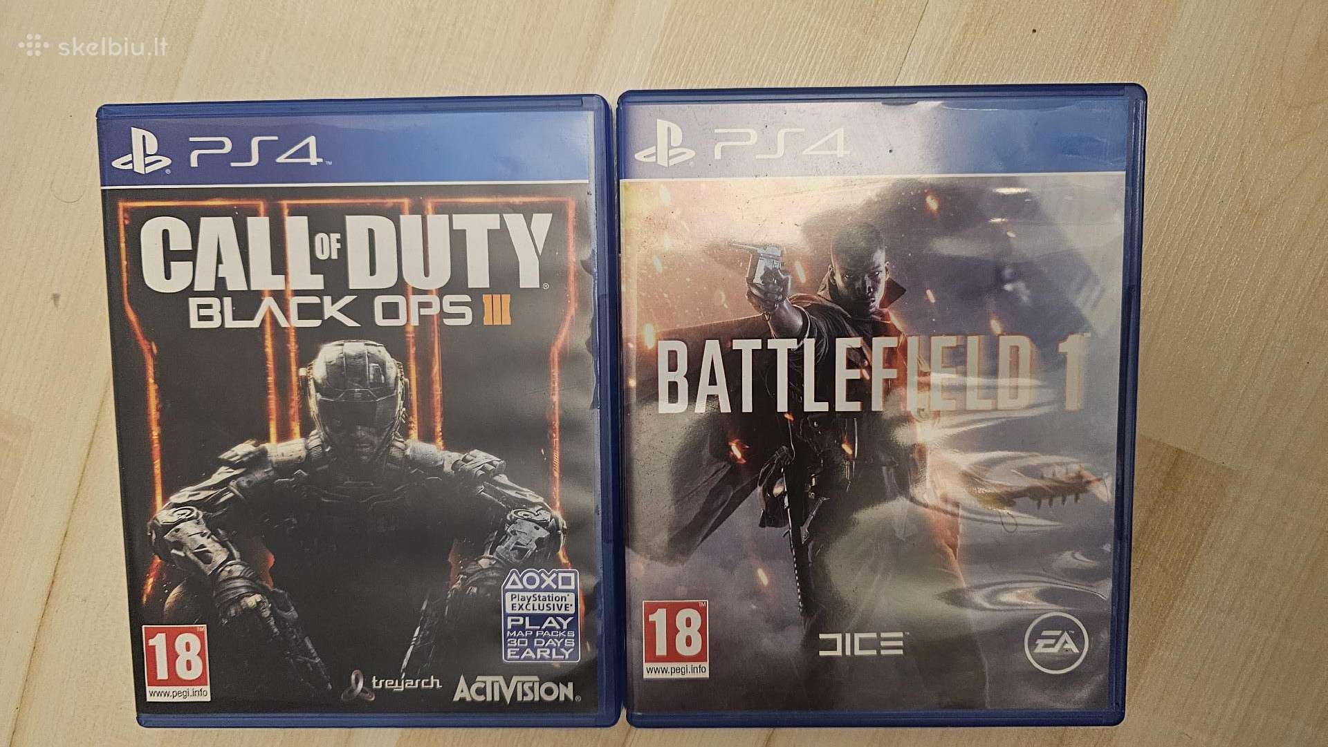 Ps 4 žaidimas. Batllefield 1