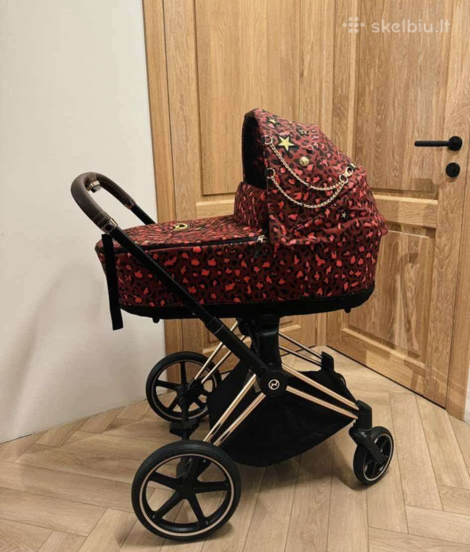 Cybex priam v4 rose gold vaziuokle