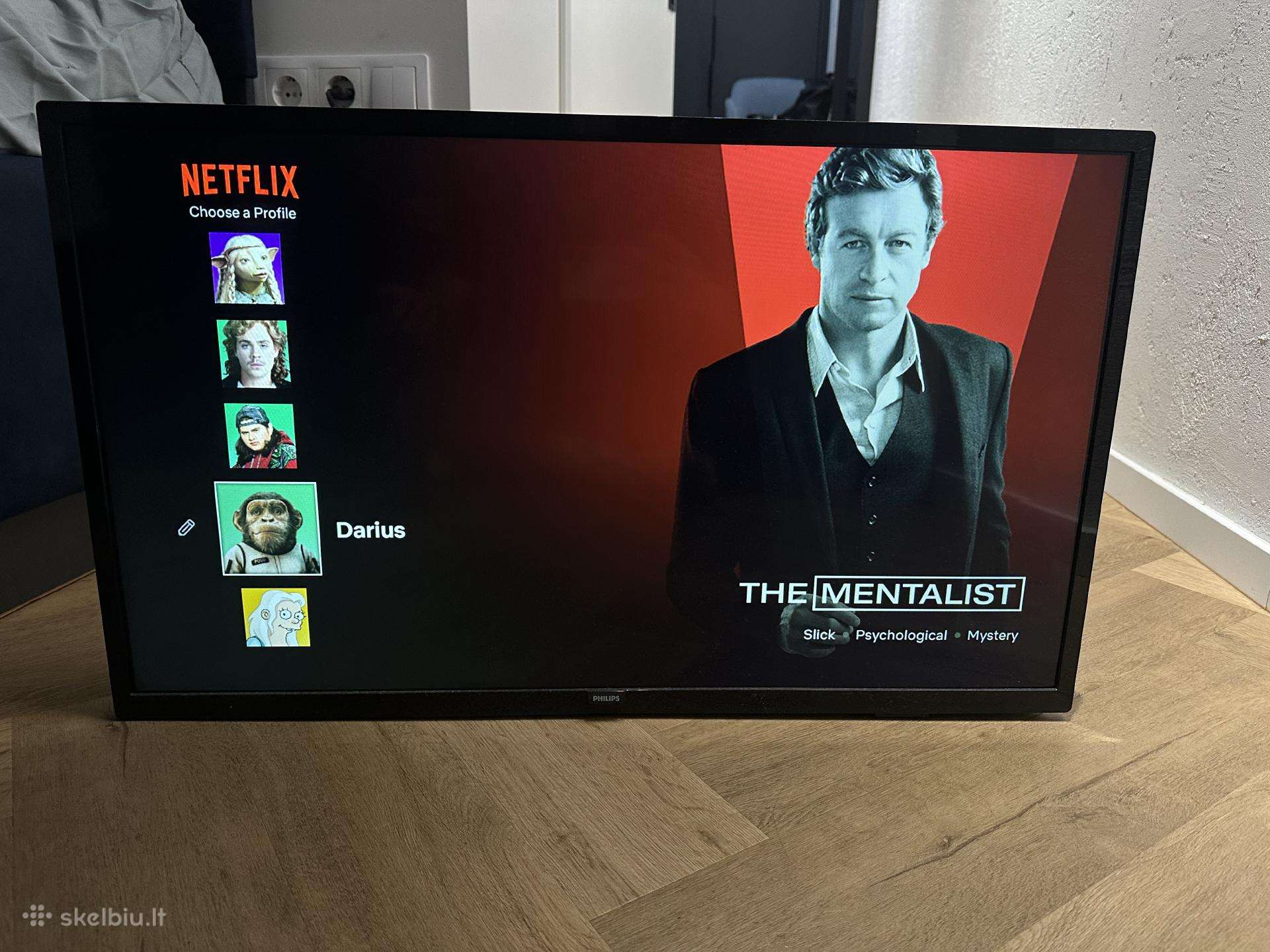 „philips“ Smart TV televizorius.