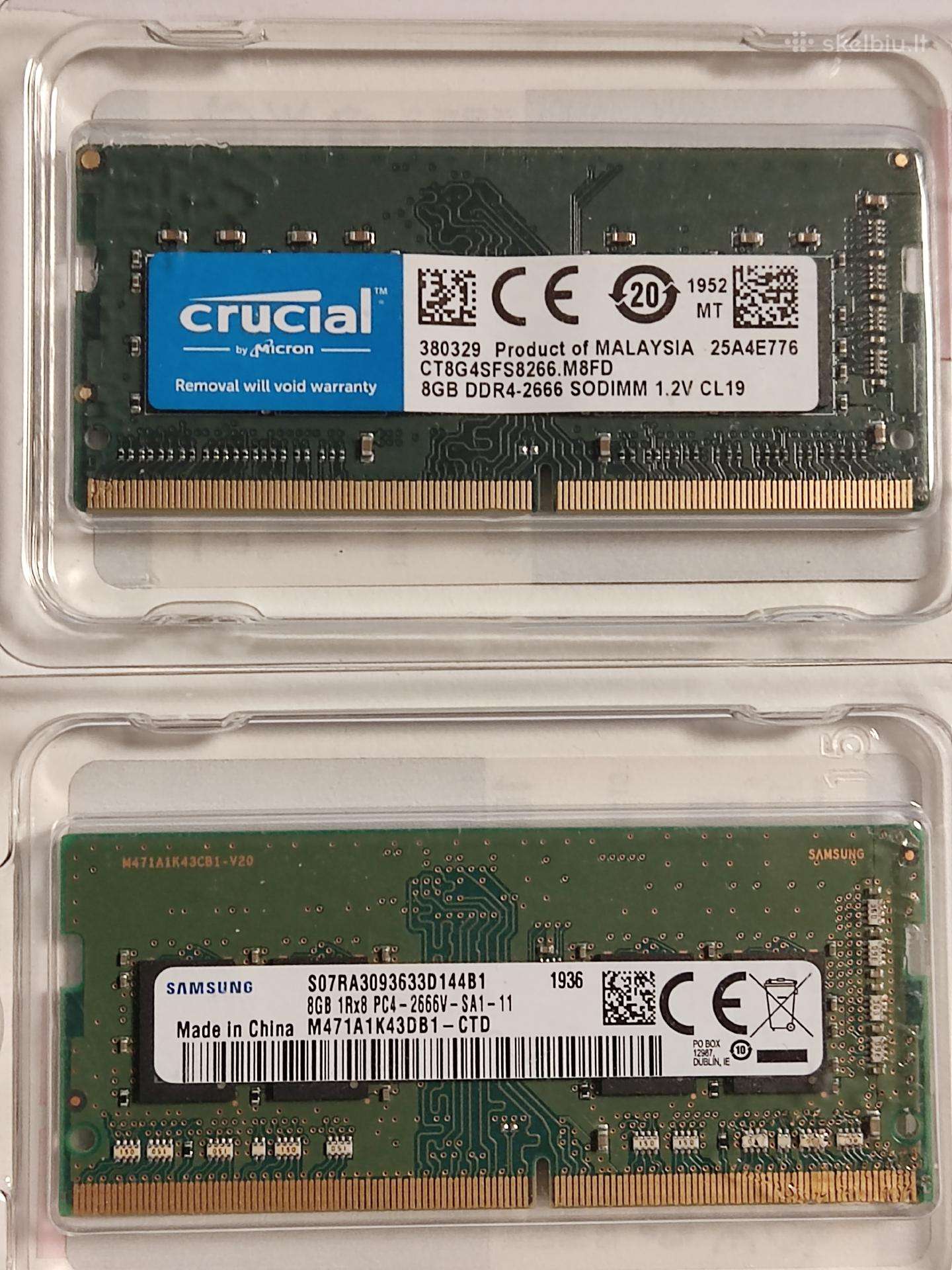 Ddr4 - 2666 Sodimm Atmintis