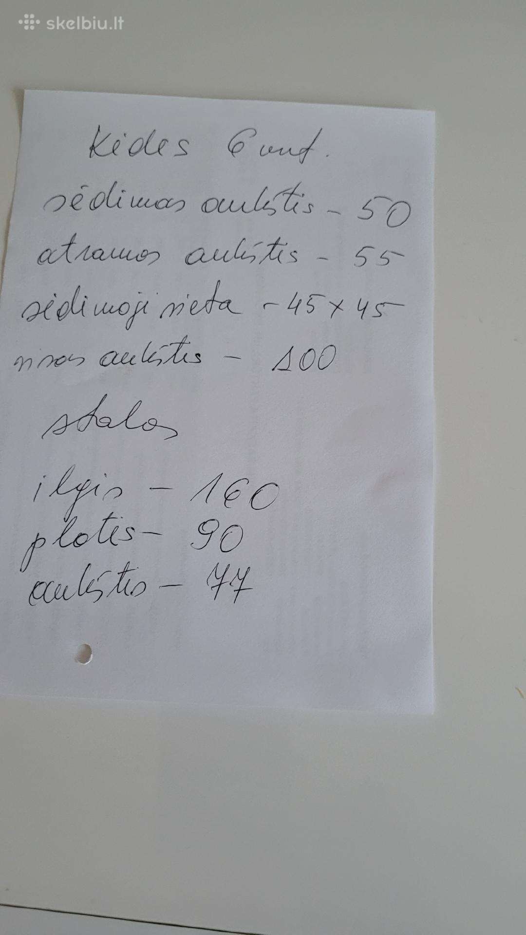 Parduodu stalą ir kėdes