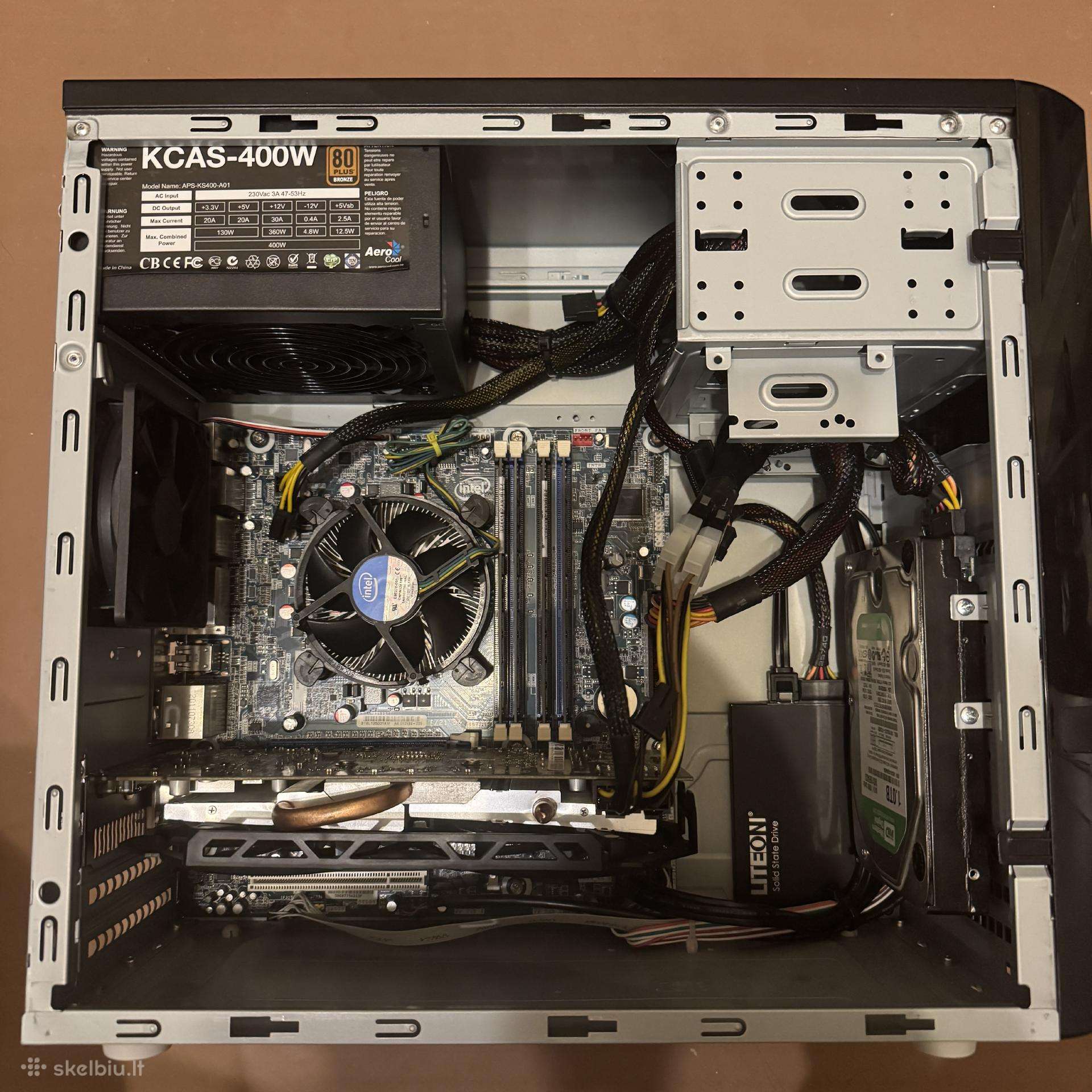 Kompiuteris i7 2600, 16gb Ddr3, R9 270, 120 SSD